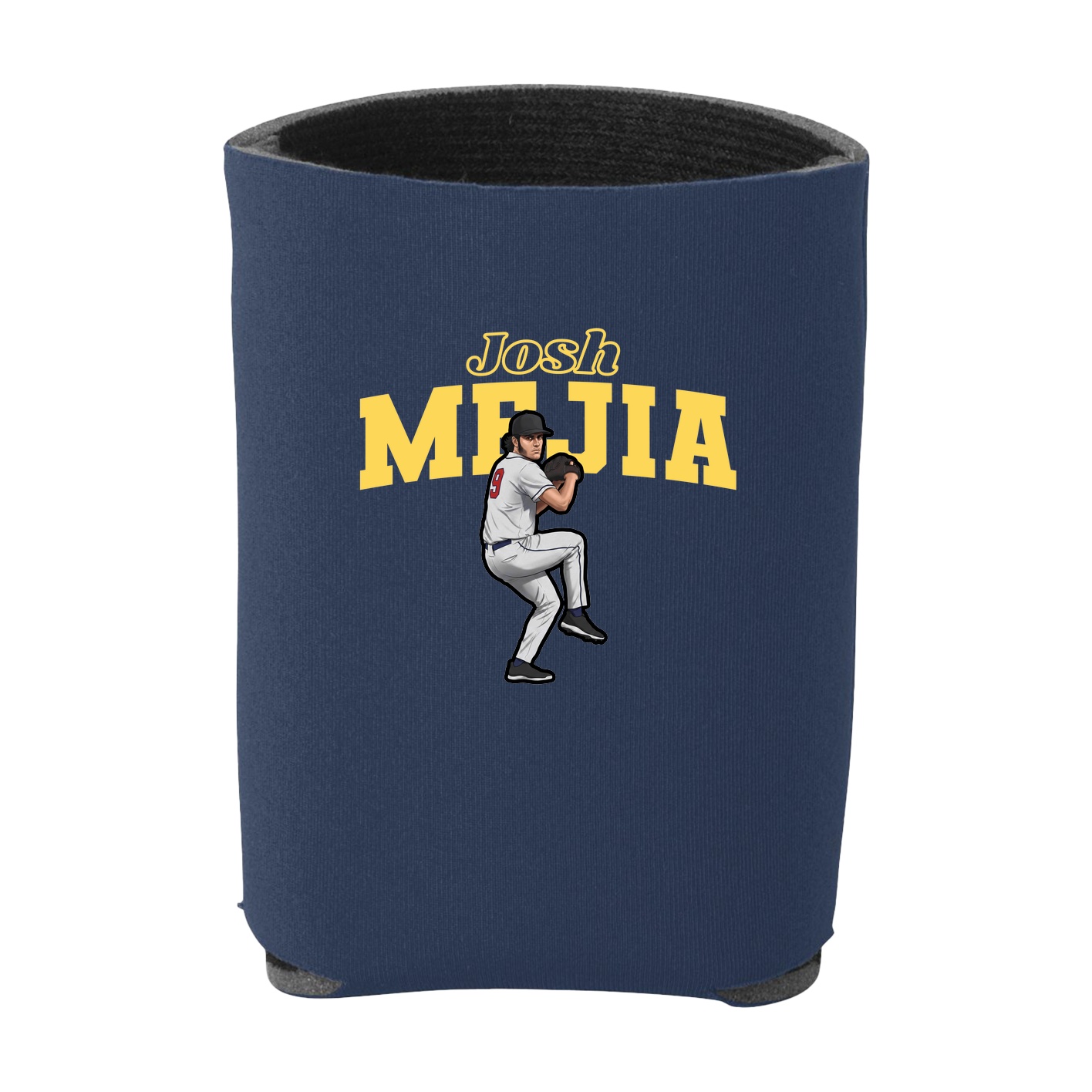 Can Holder — Name Arch in Navy