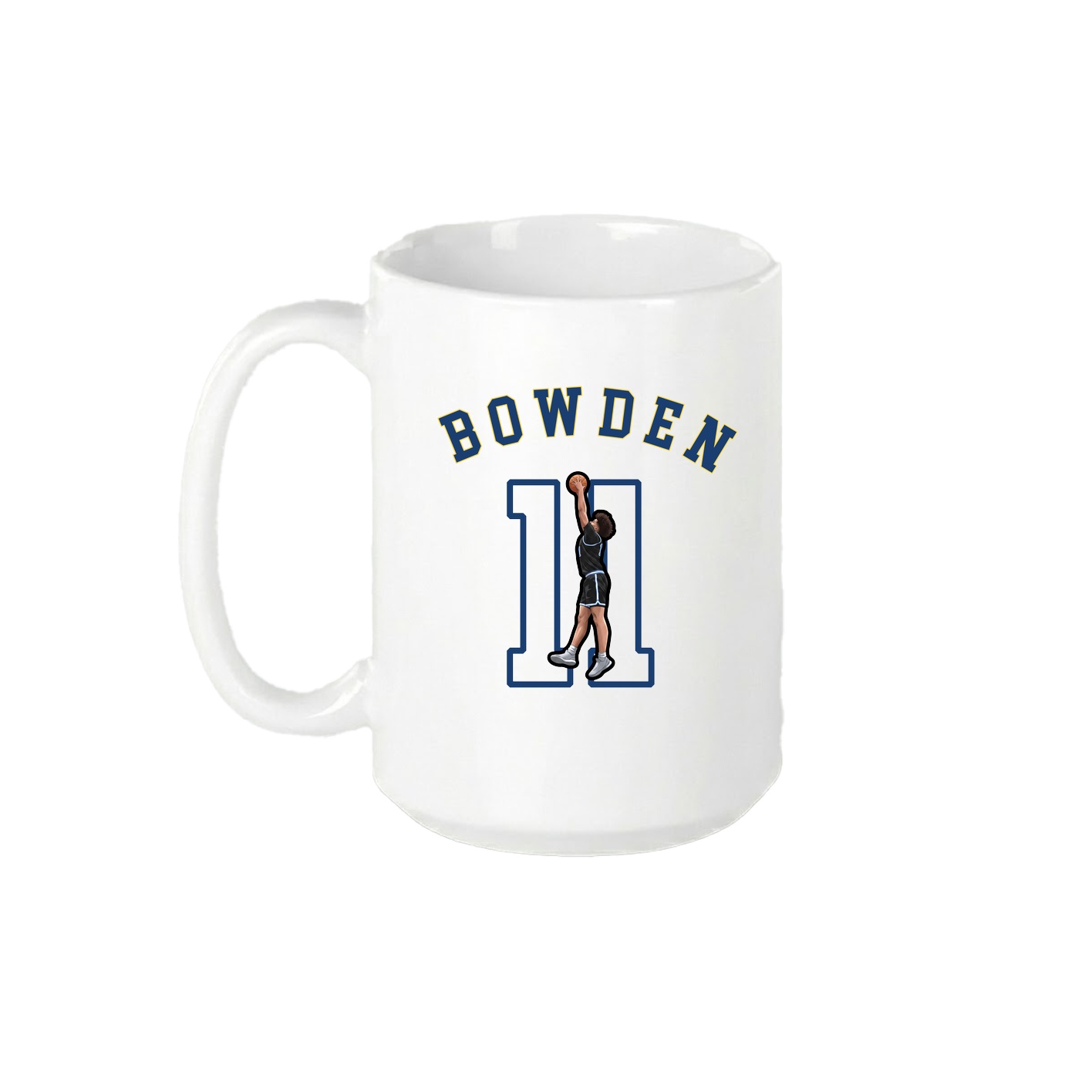 15oz Coffee Mug — Shirsey Arch in White