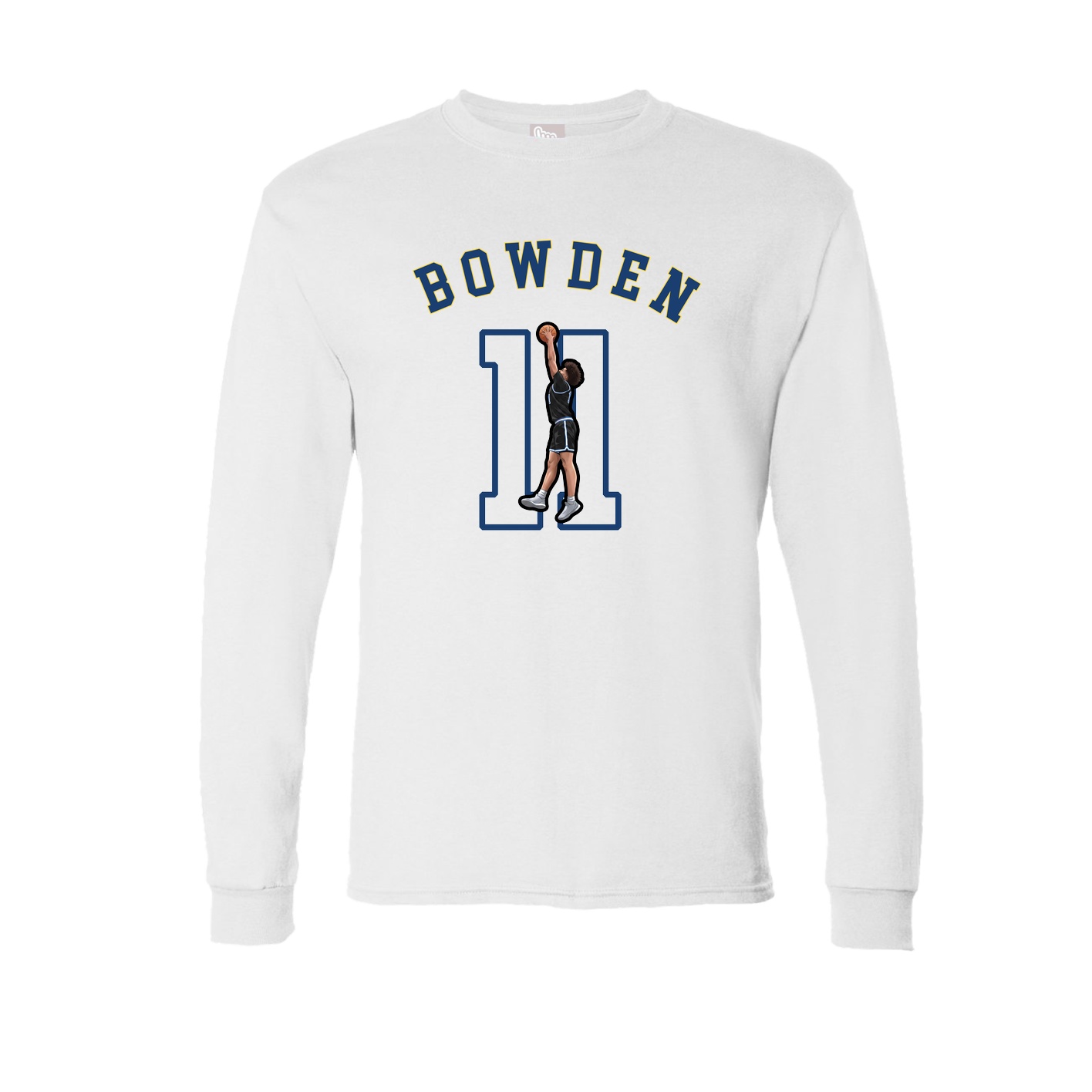 Long Sleeve Tee — Shirsey Arch in White