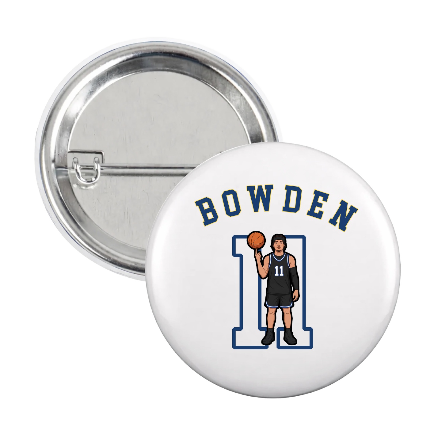 Game Day Button — Shirsey Arch in White