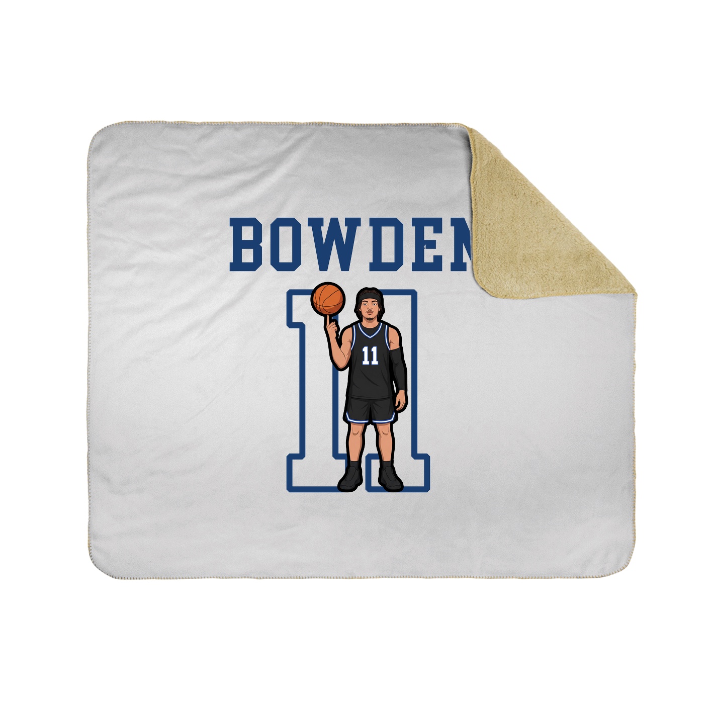 Throw Blanket — Shirsey in White