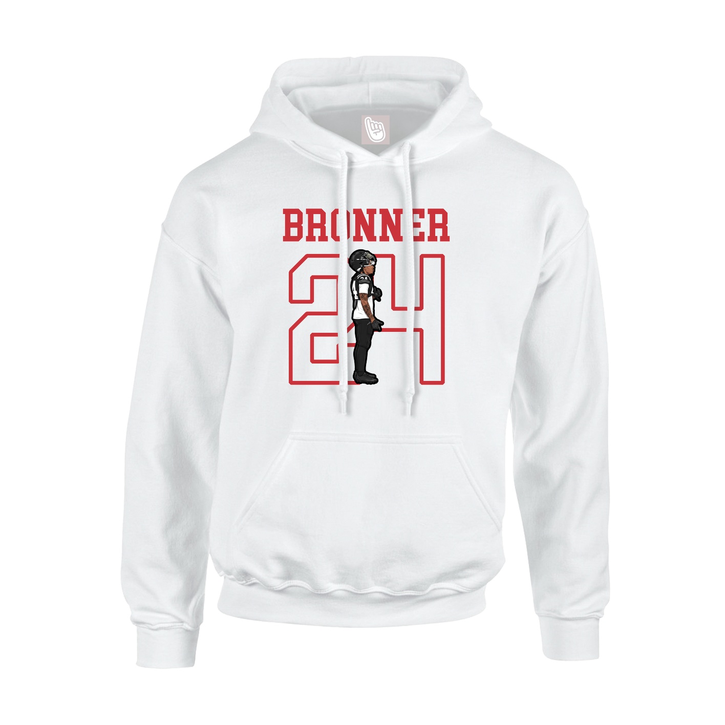 Youth Hoodie — Shirsey in White