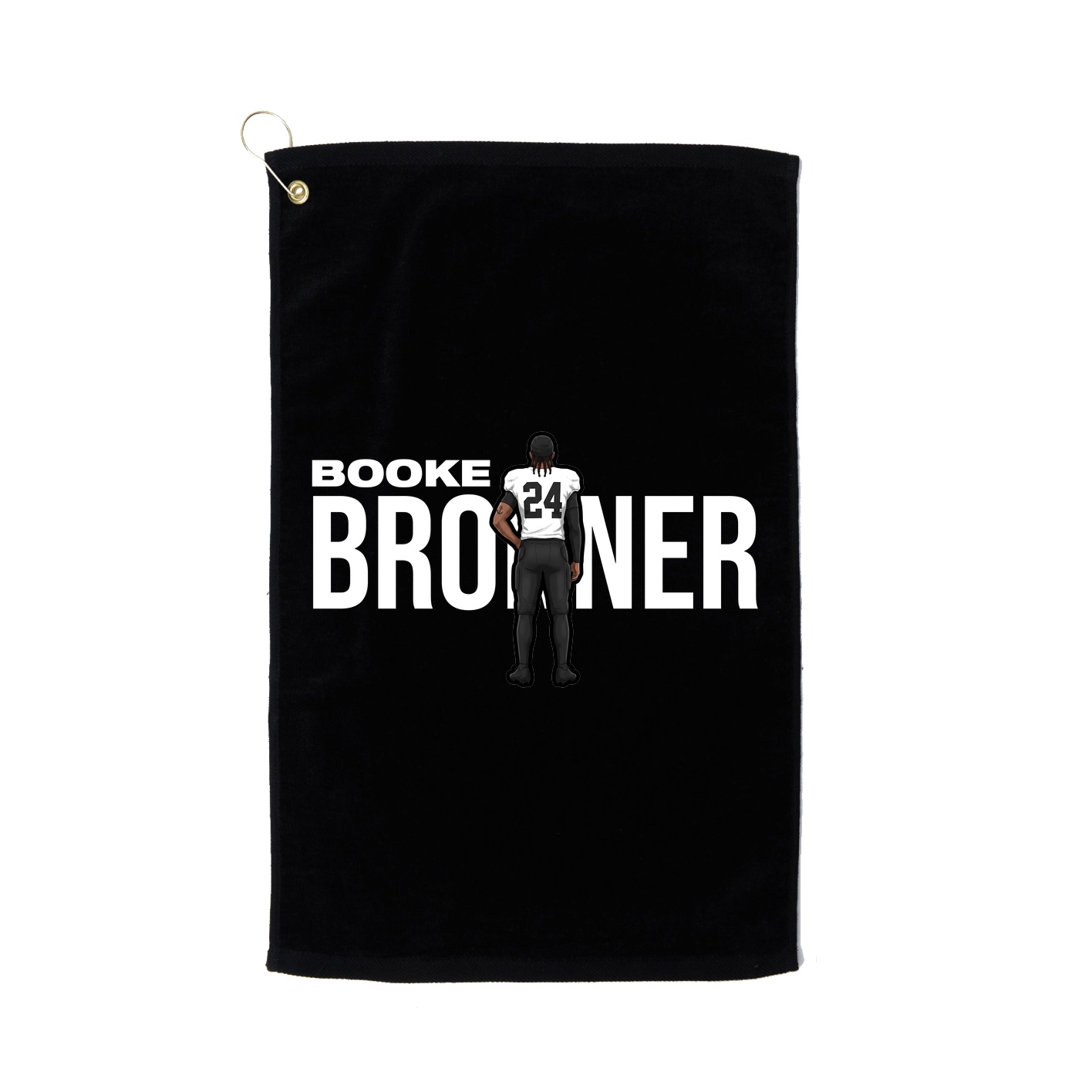 Golf Towel — Player Name in Black