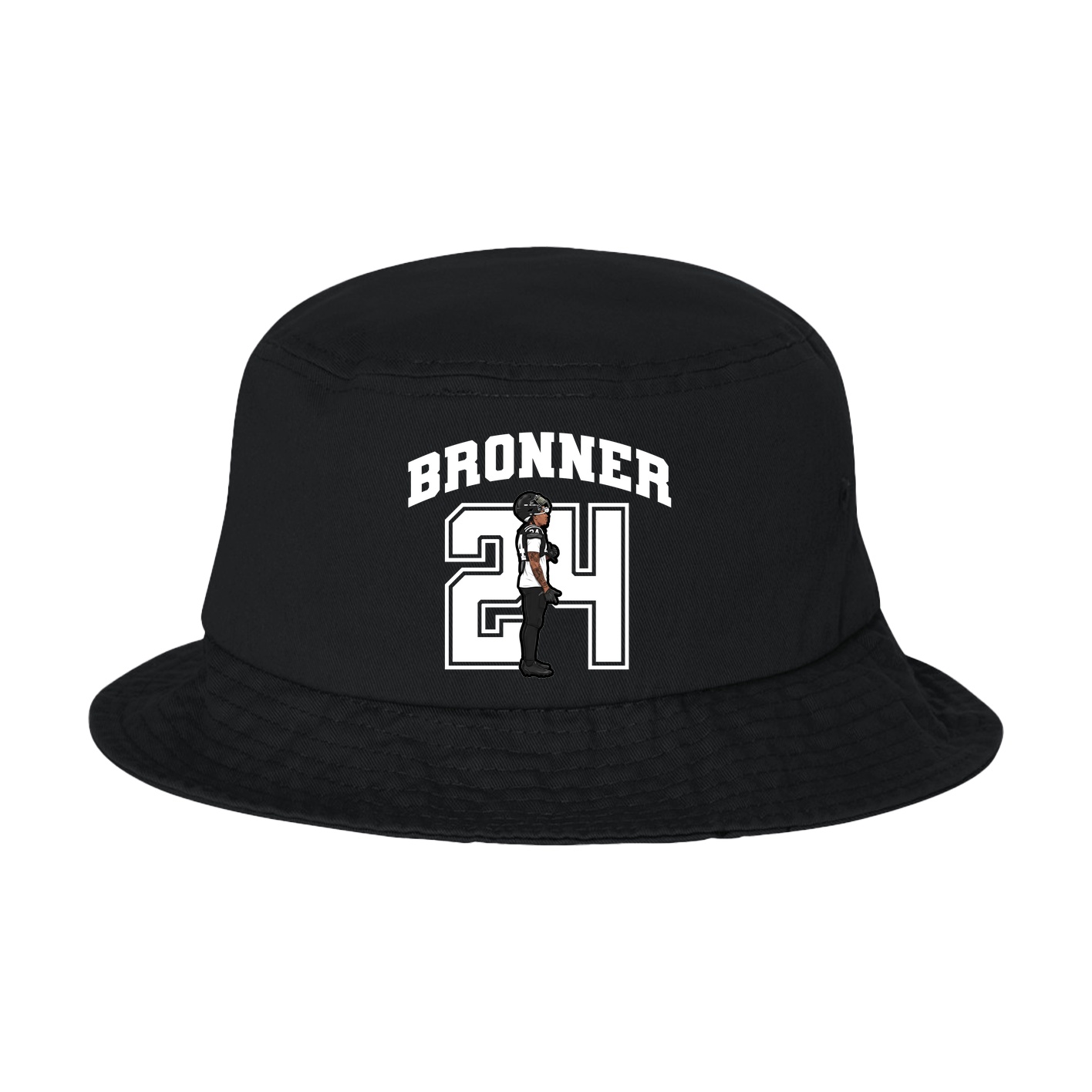Bucket Cap — Number in Black
