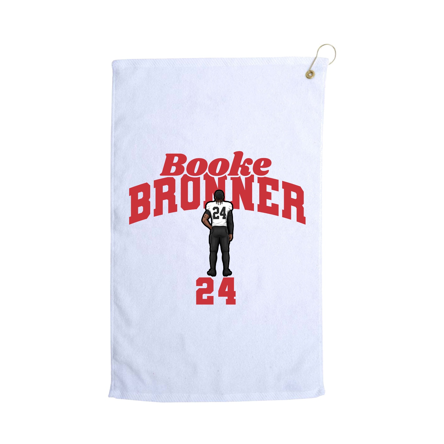 Golf Towel — Signature Arch in White