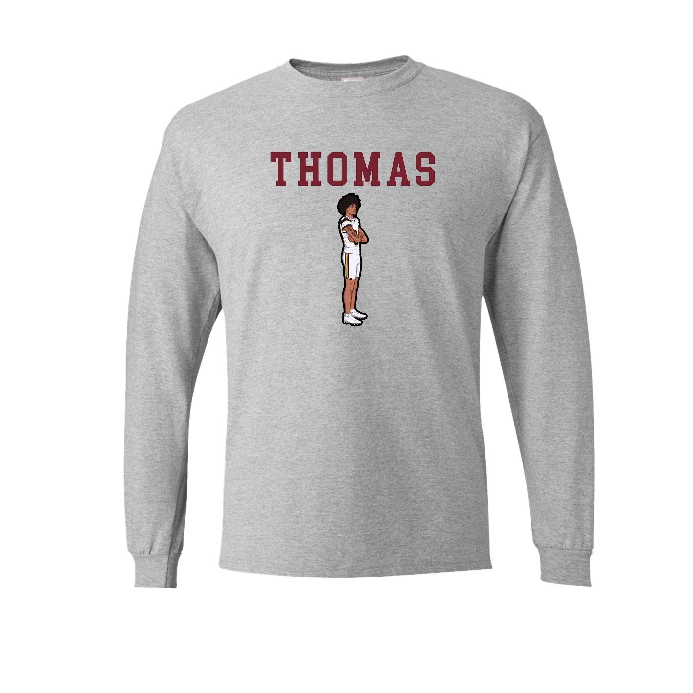 Long Sleeve Tee — Shirsey in Grey