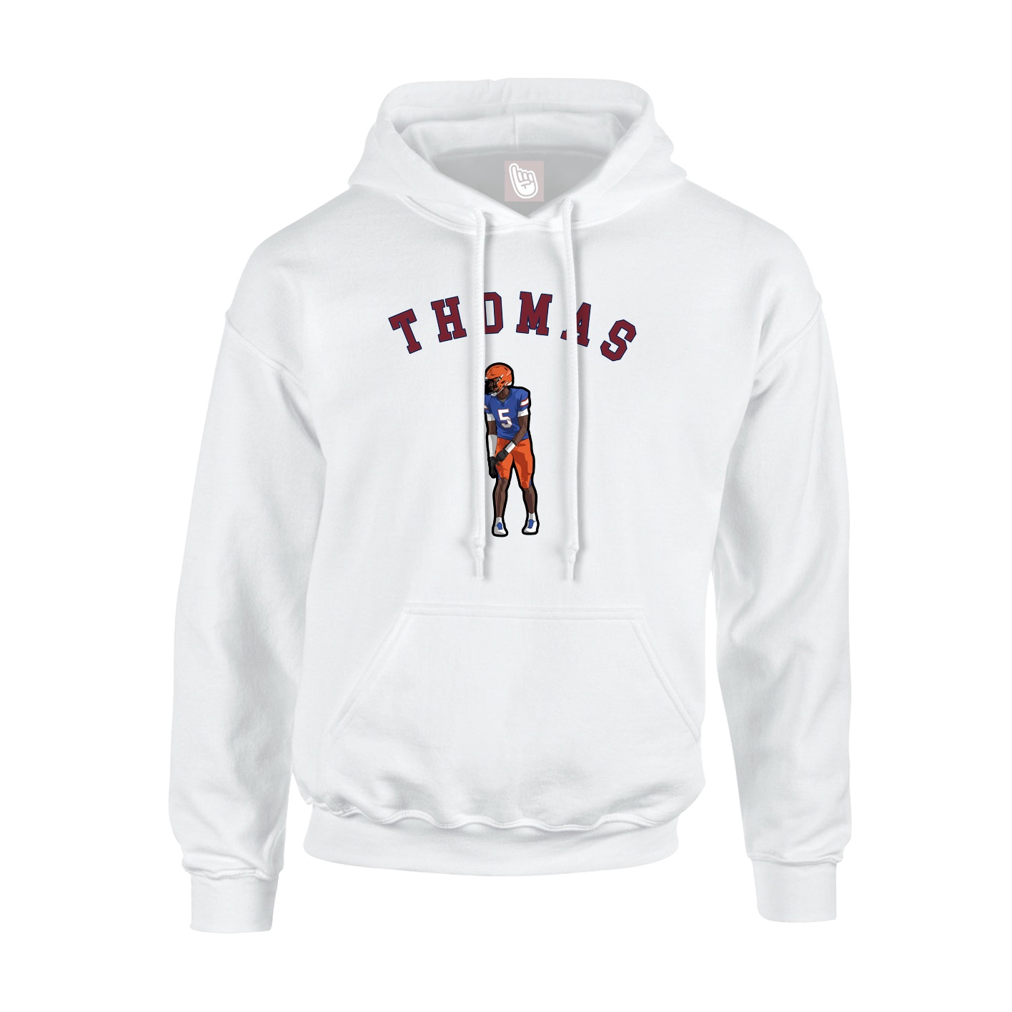 Youth Hoodie — Shirsey Arch in White