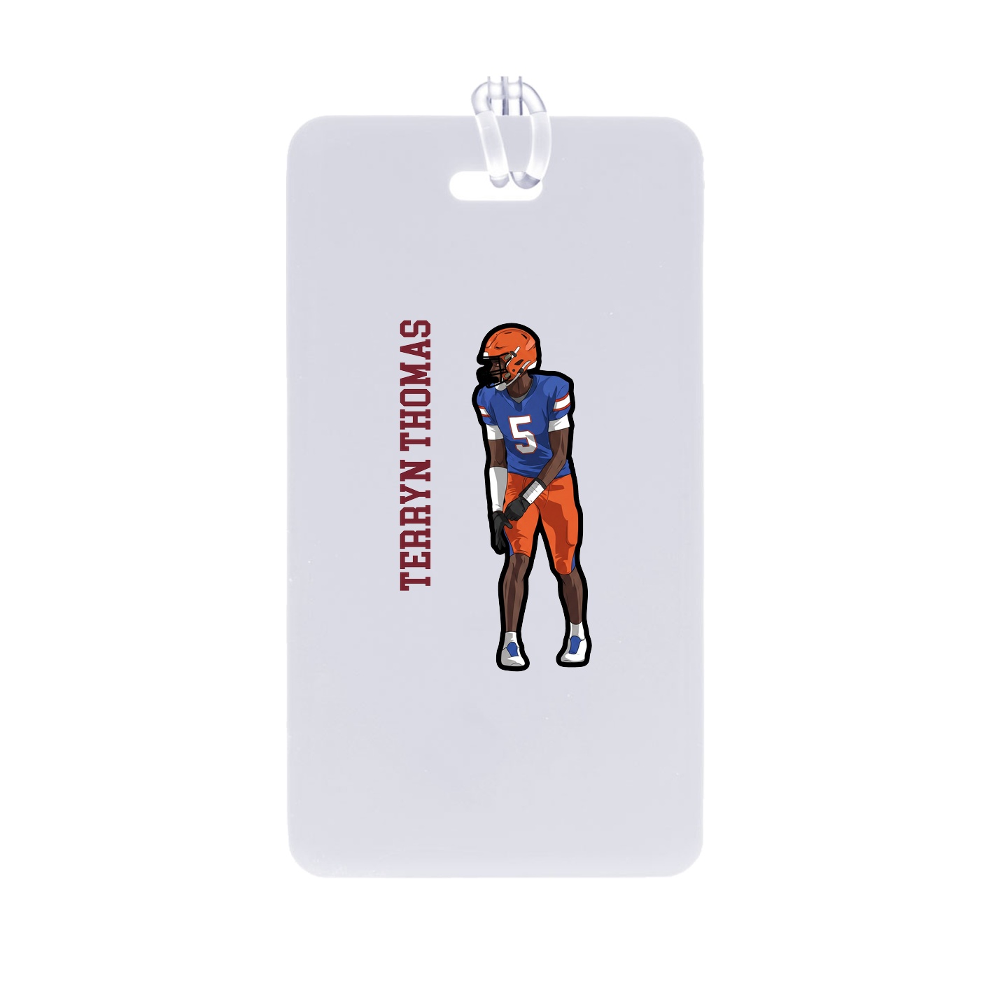 Bag Tag — Name Vertical in Classic