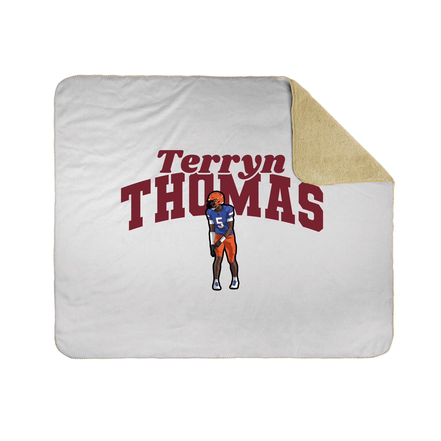 Throw Blanket — Signature Arch in White