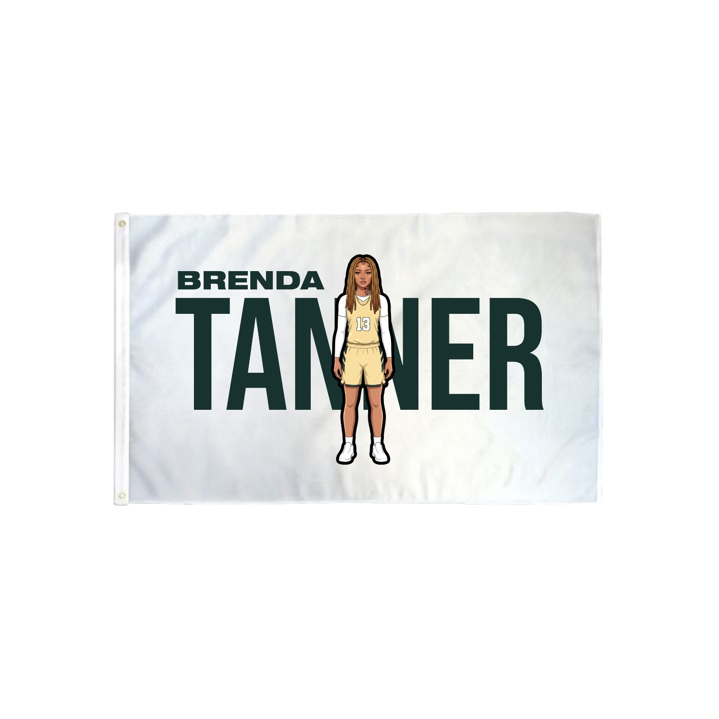 3x5 Flag — Player Name in Classic