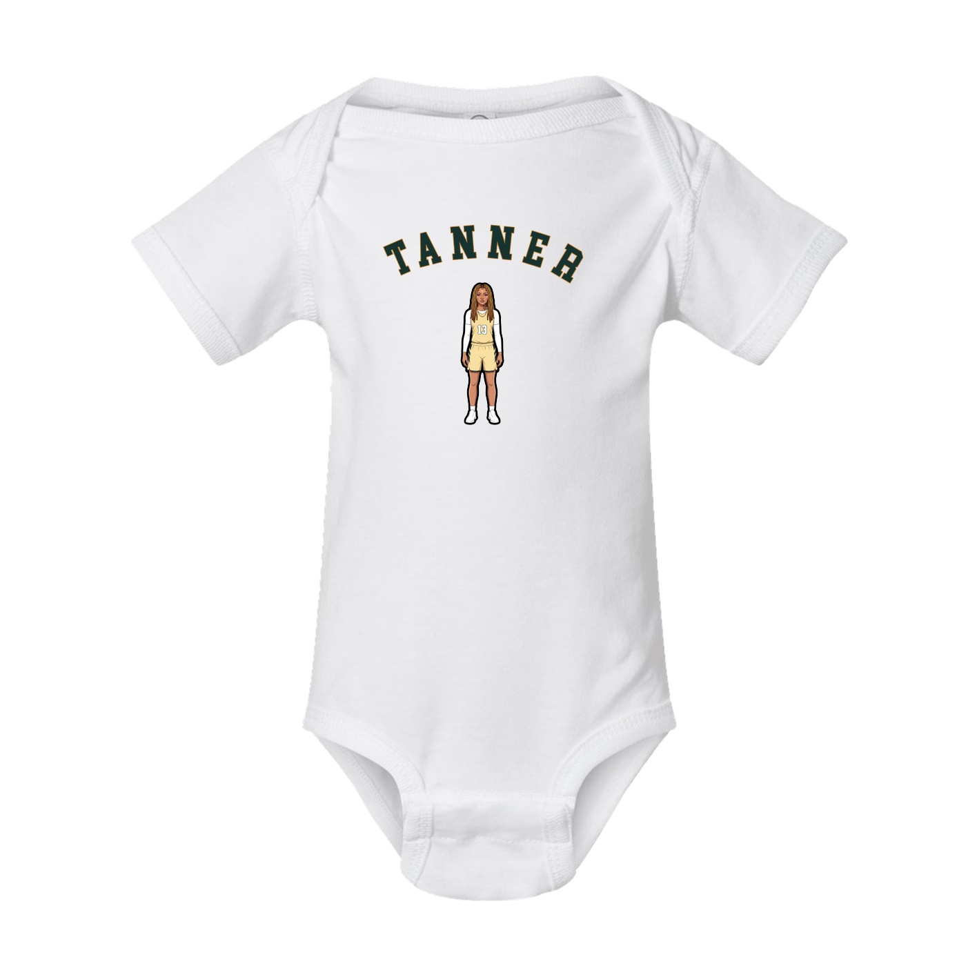 Baby Onesie — Shirsey Arch in White