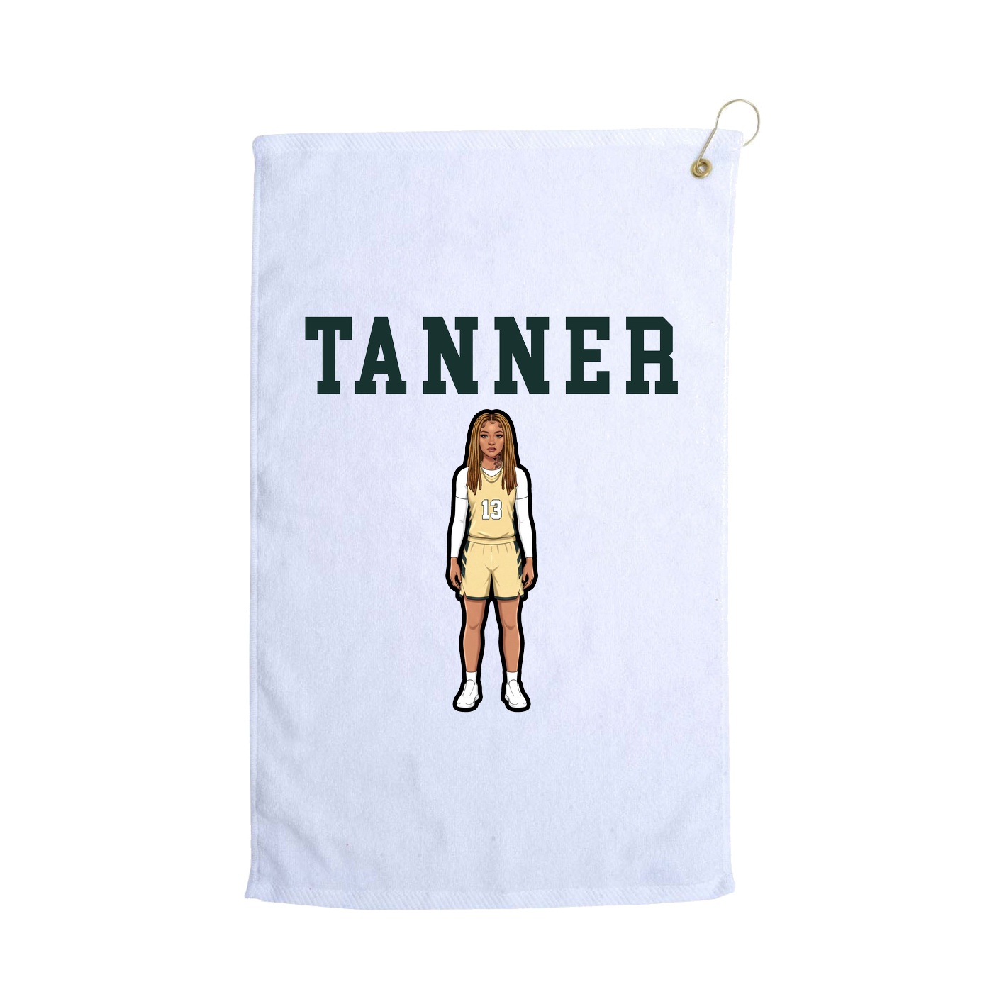 Golf Towel — Shirsey in White