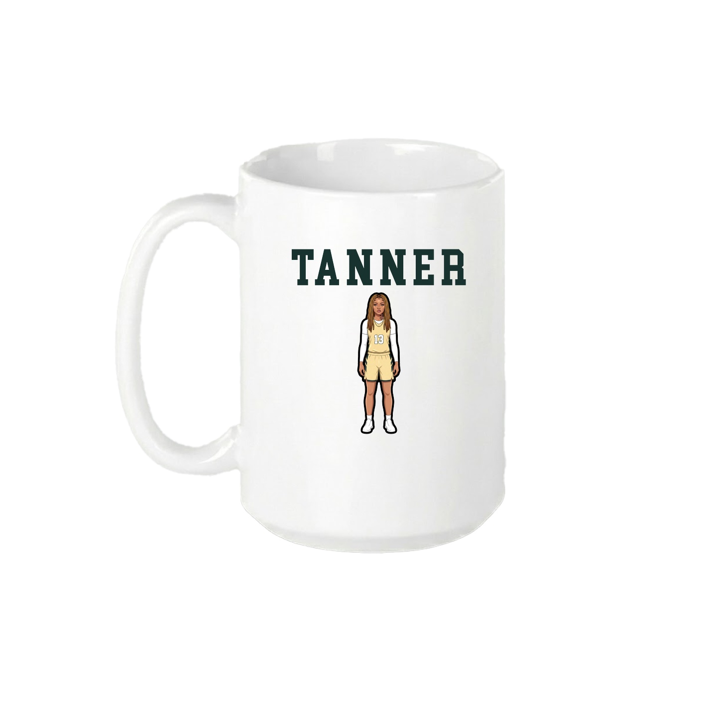 15oz Coffee Mug — Shirsey in White