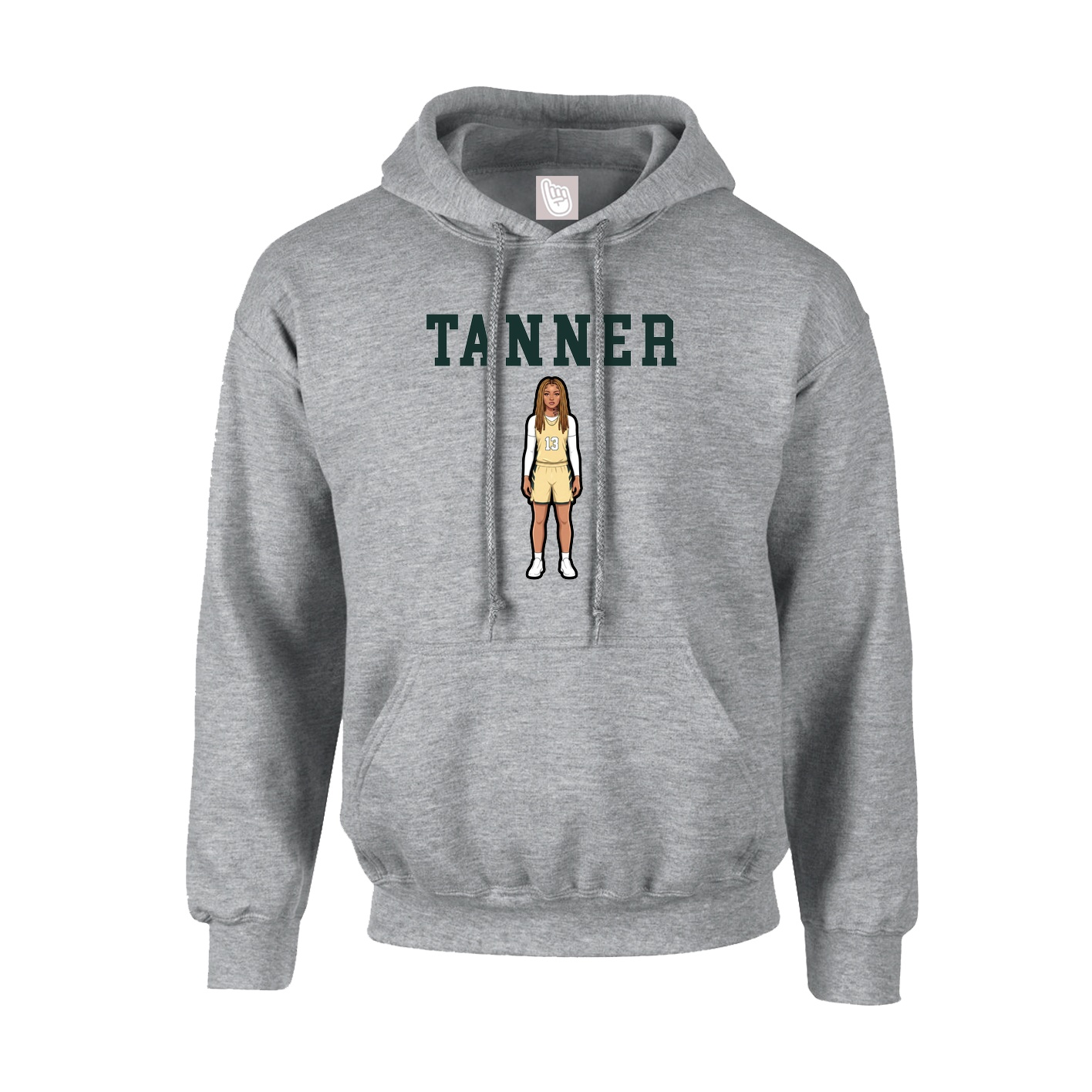 Hoodie — Shirsey in Grey