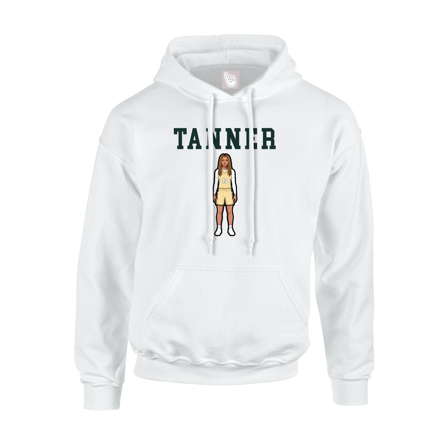 Youth Hoodie — Shirsey in White