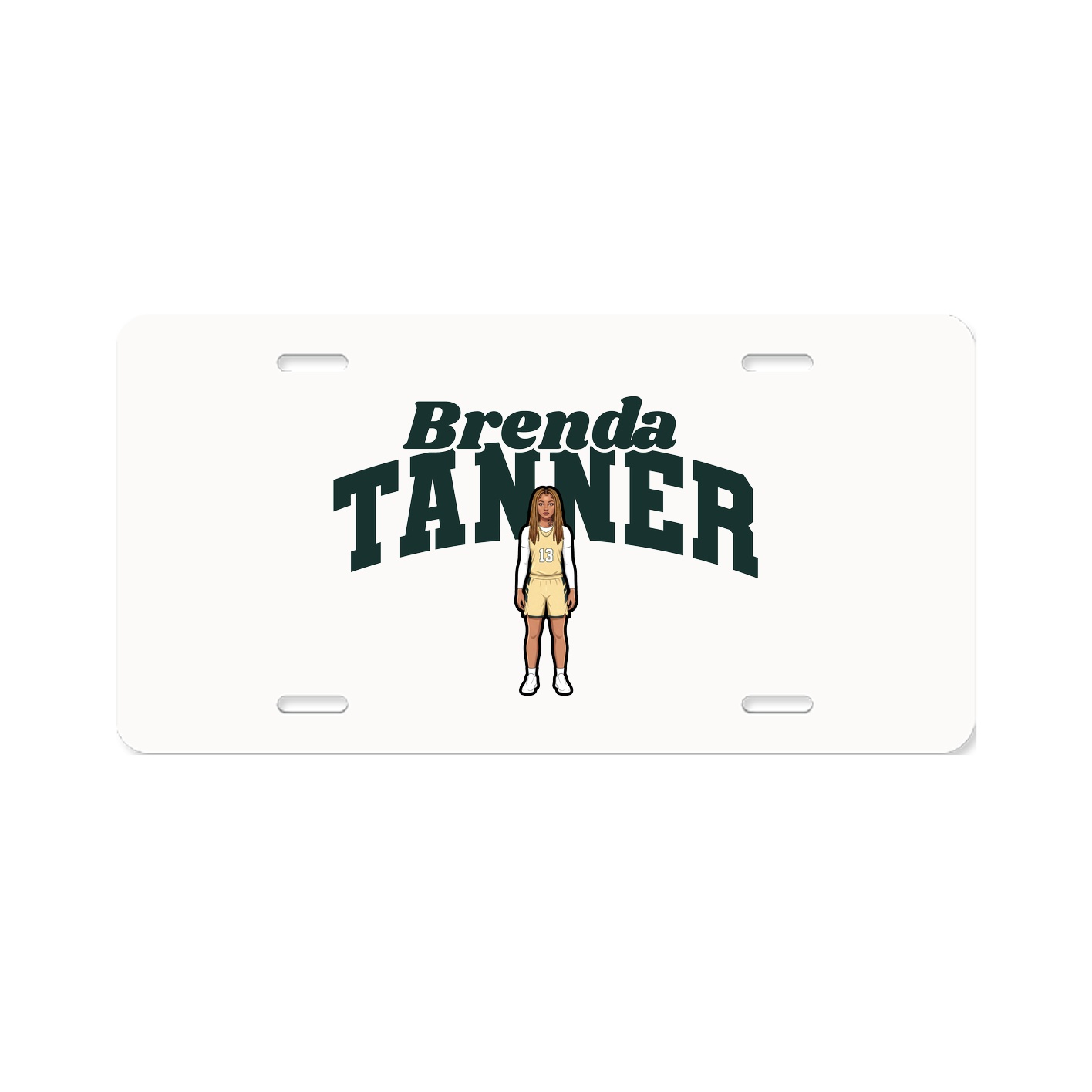 License Plate — Signature Arch in Classic