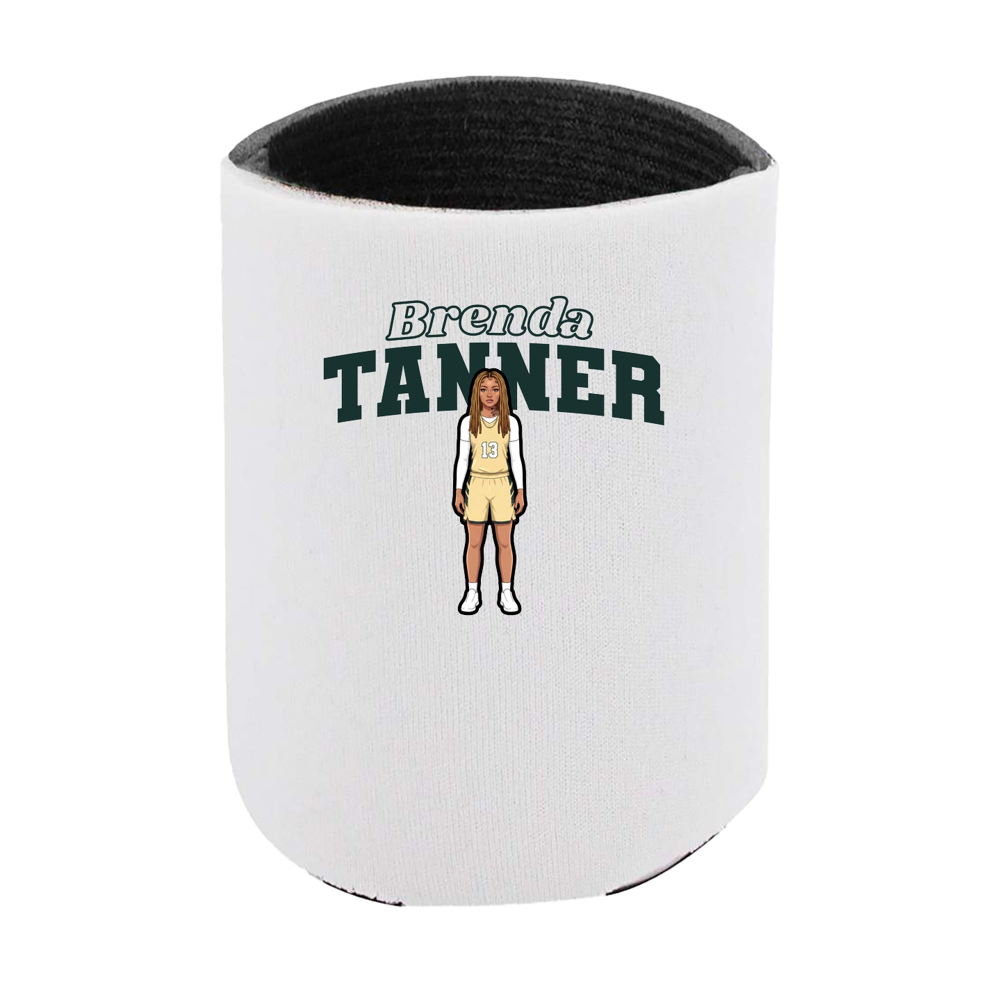 Can Holder — Name Arch in White