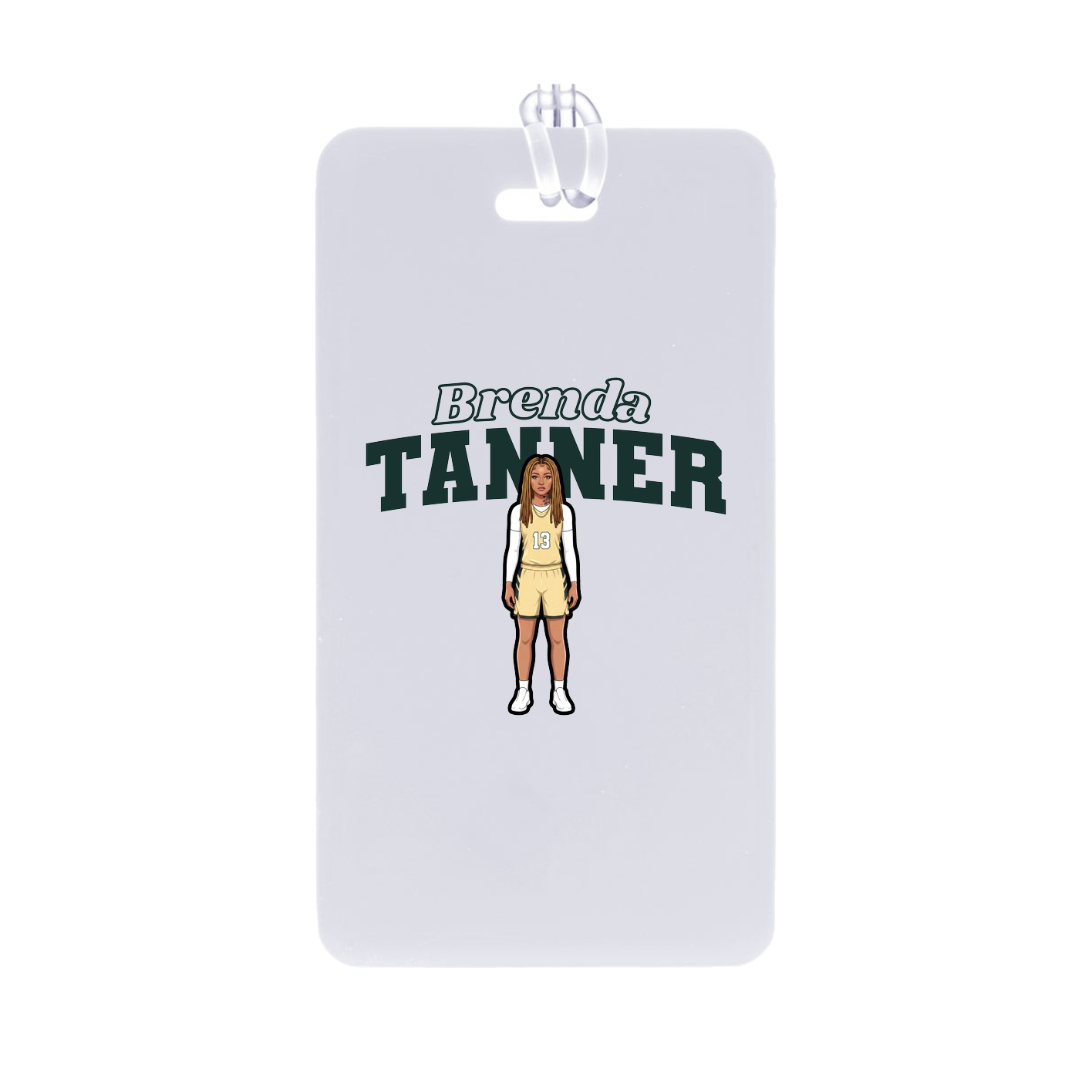 Bag Tag — Name Arch in Classic