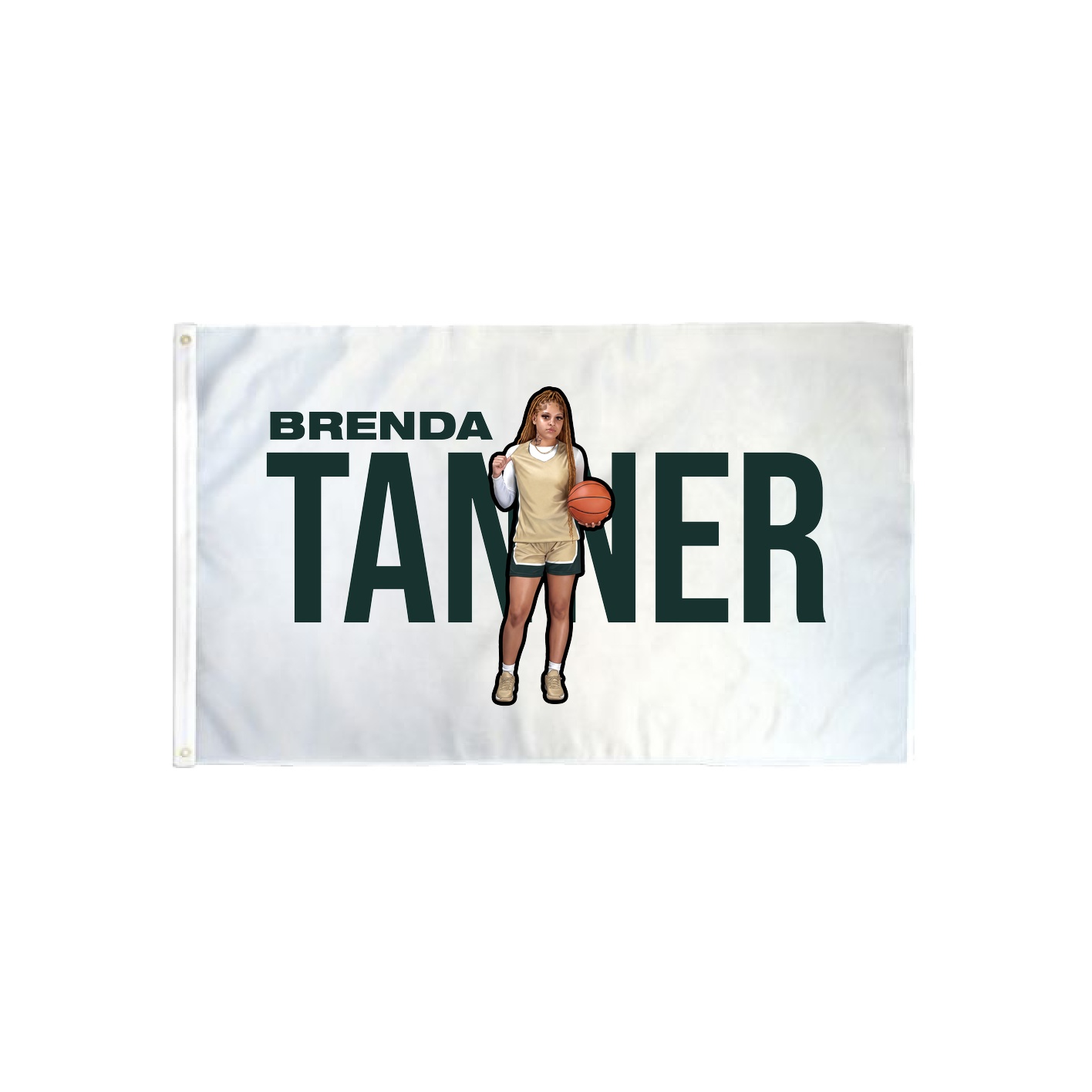 3x5 Flag — Player Name in Classic