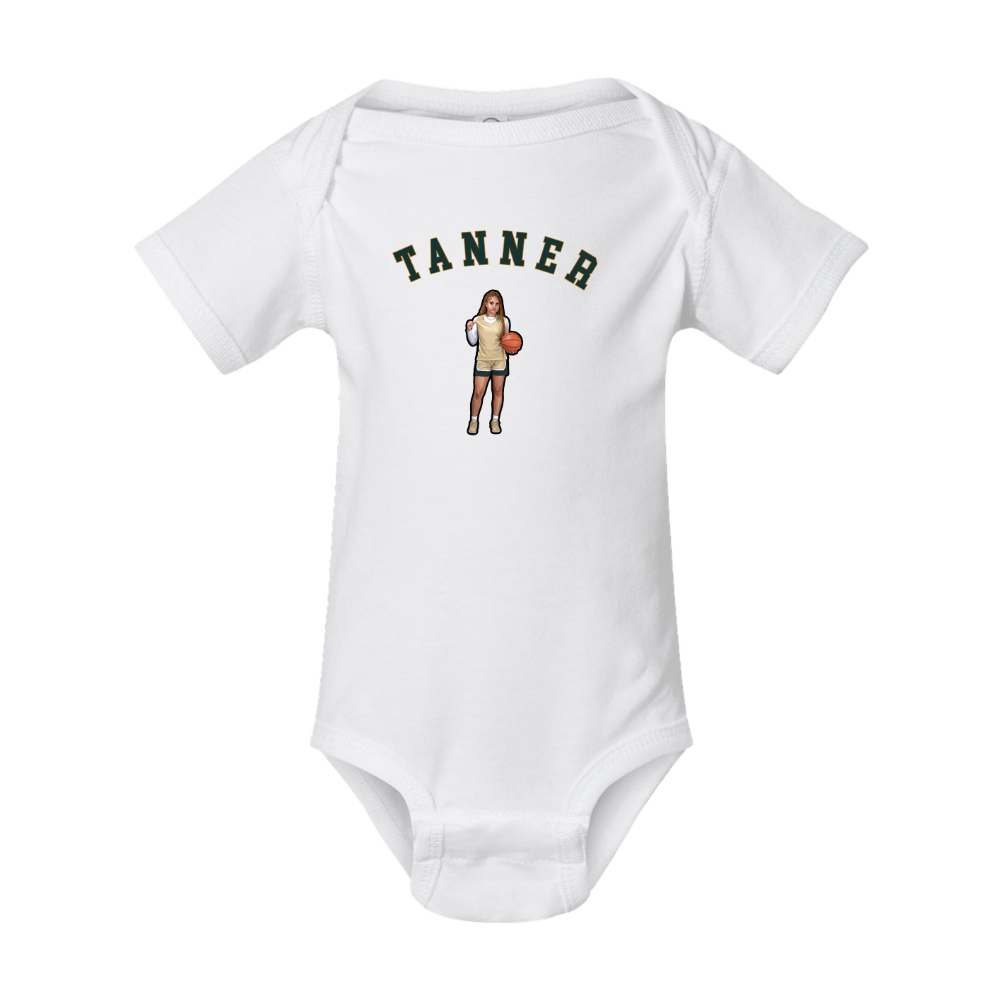 Baby Onesie — Shirsey Arch in White