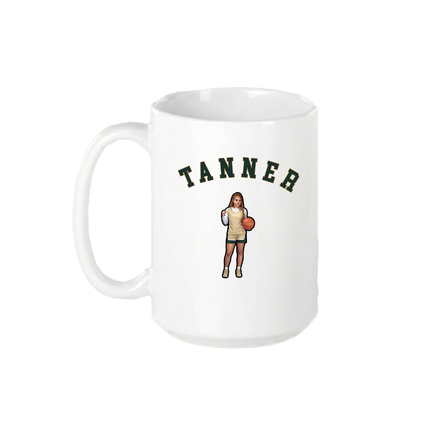 15oz Coffee Mug — Shirsey Arch in White