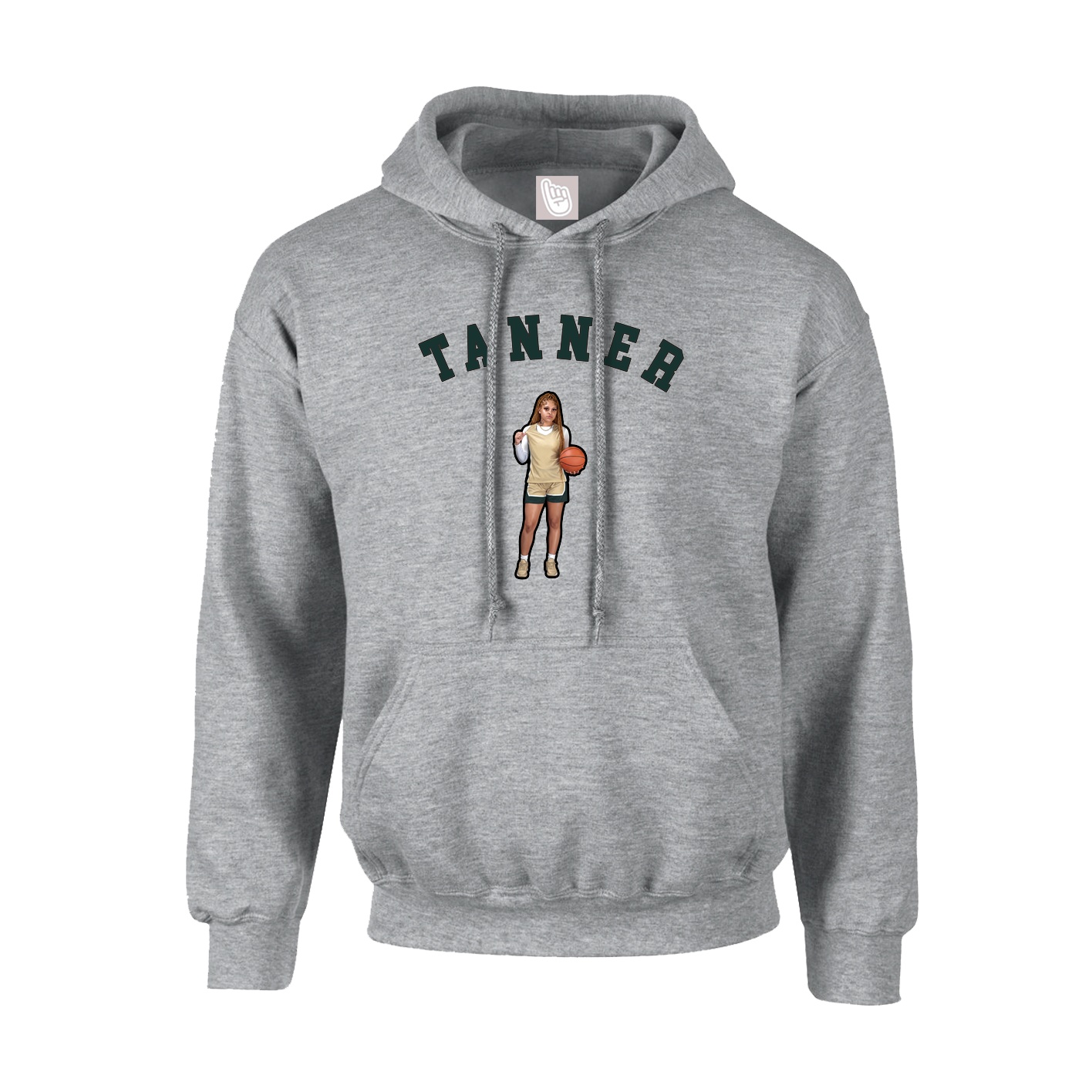 Youth Hoodie — Shirsey Arch in Grey