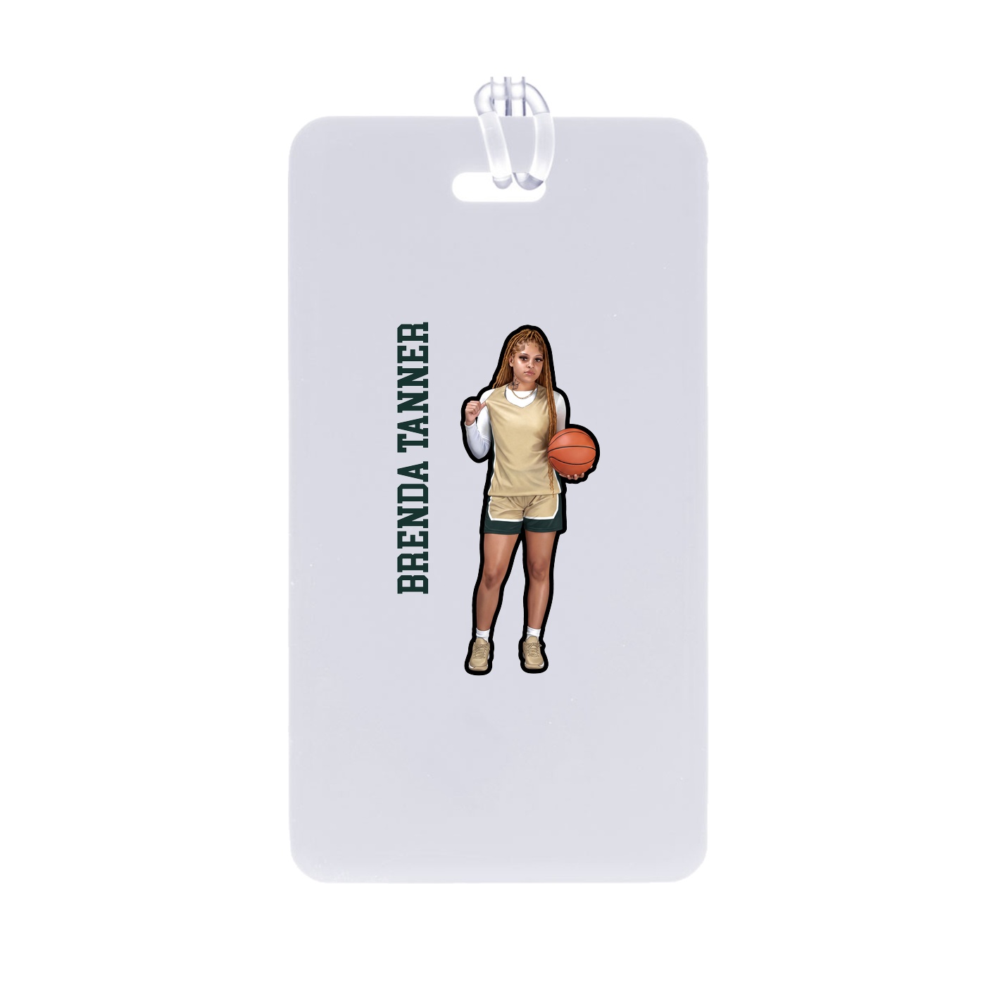 Bag Tag — Name Vertical in Classic