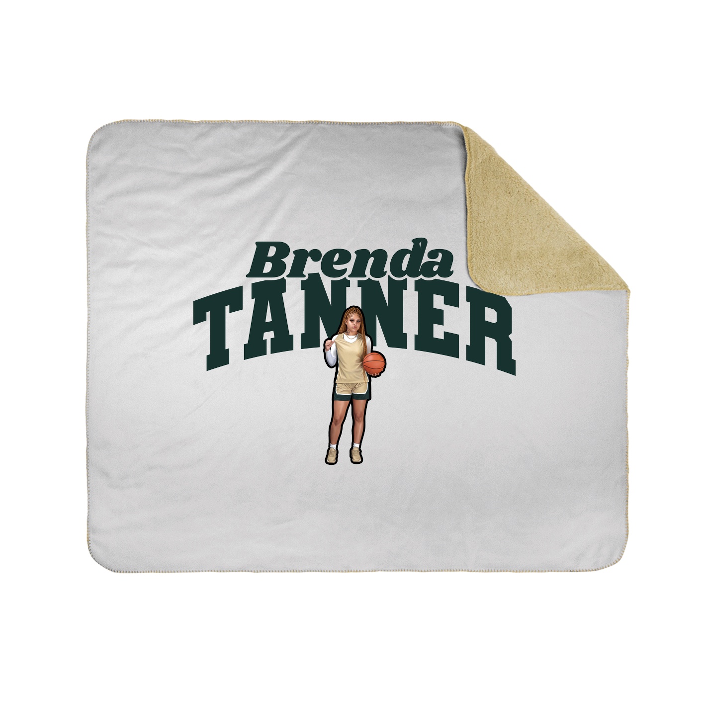 Throw Blanket — Signature Arch in White
