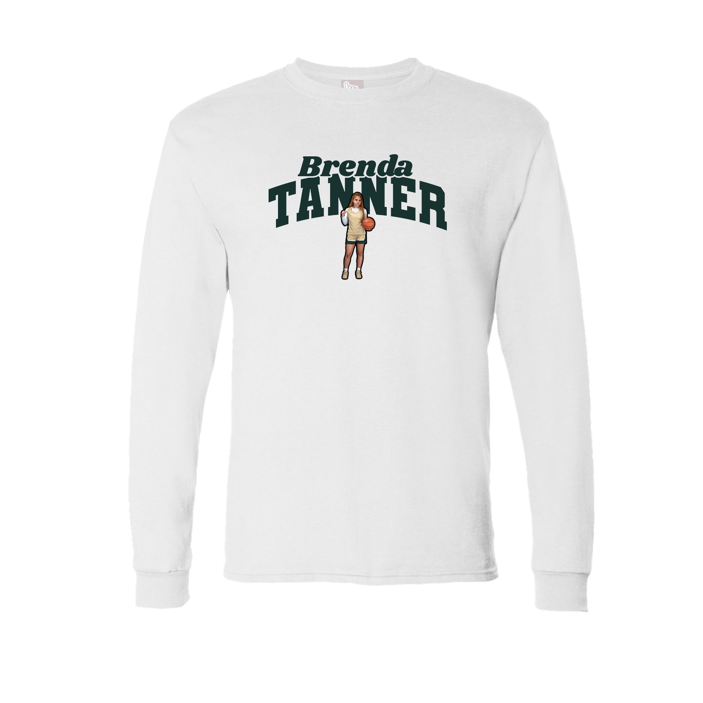 Long Sleeve Tee — Signature Arch in White
