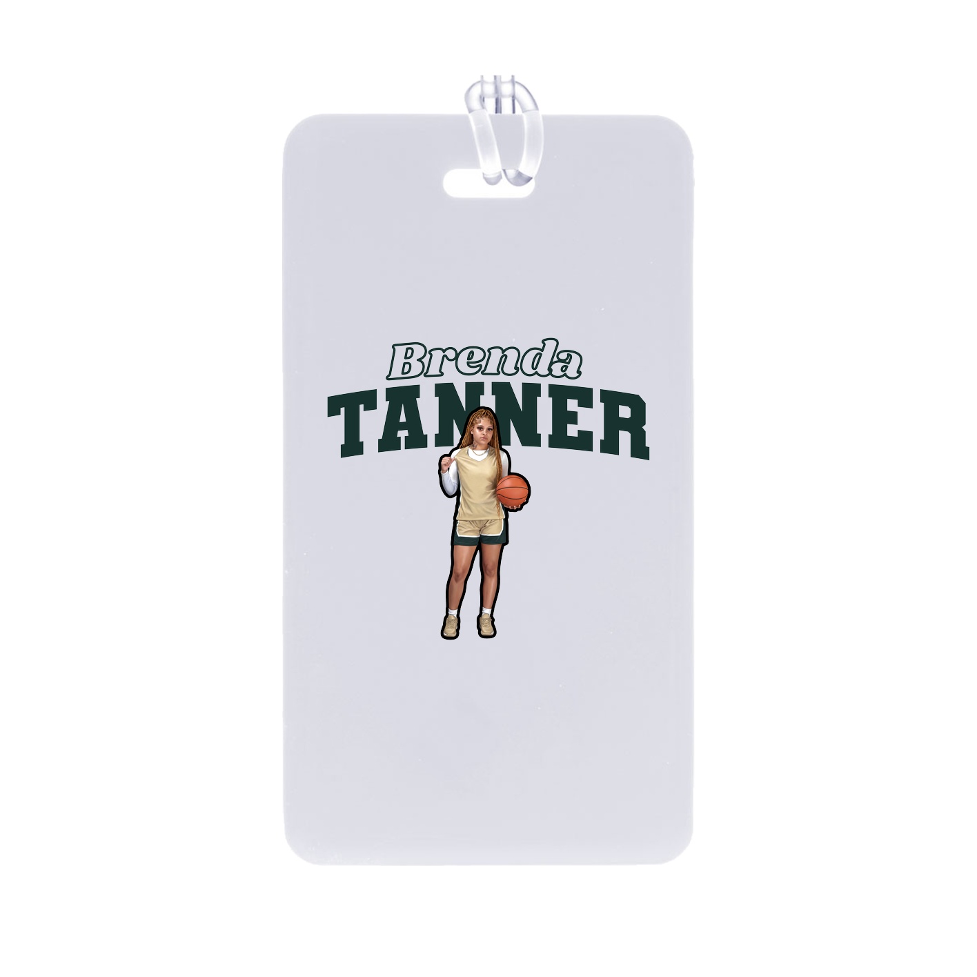 Bag Tag — Name Arch in Classic