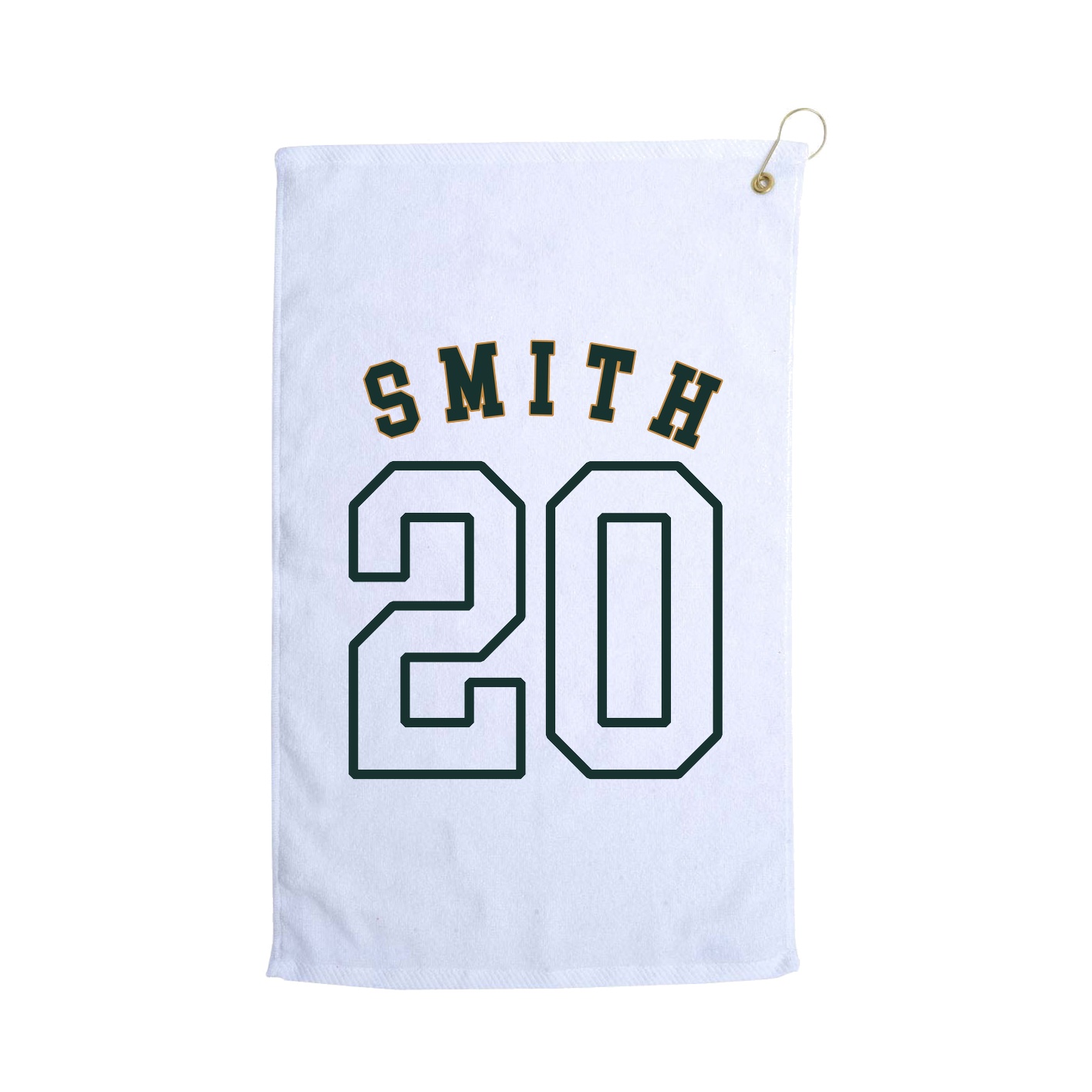Golf Towel — Shirsey Arch in White