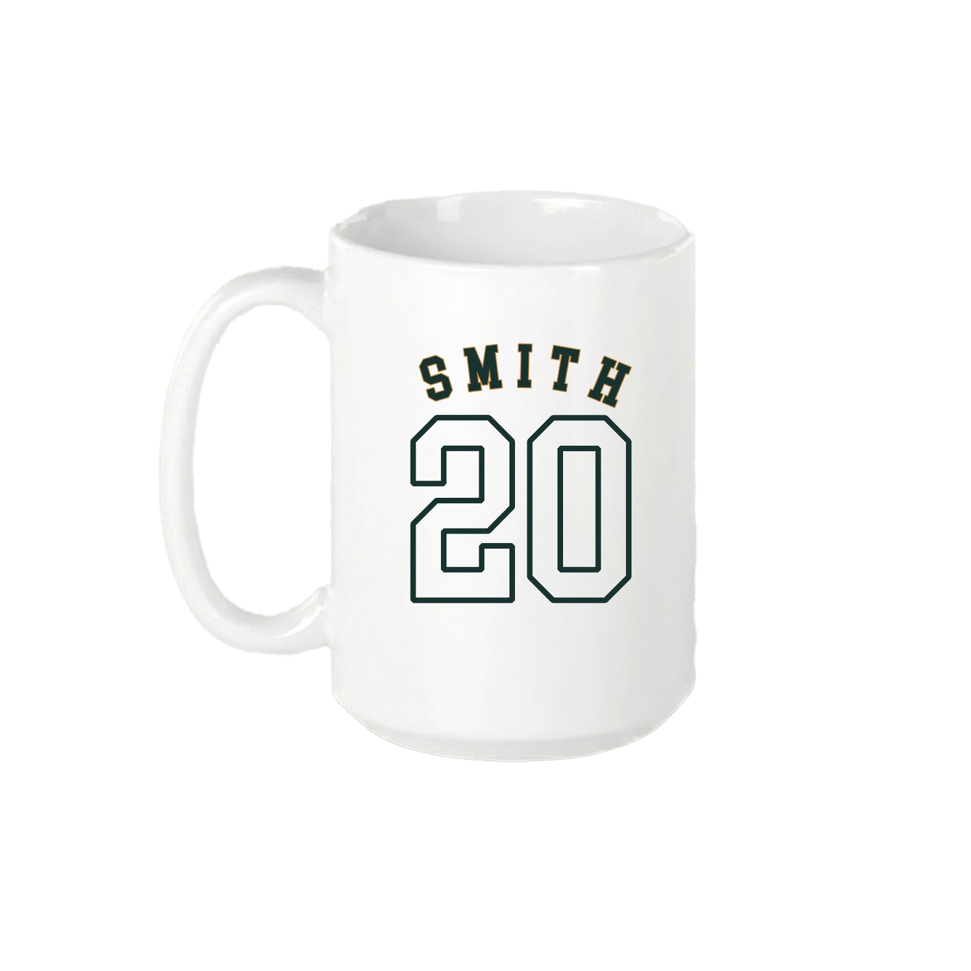 15oz Coffee Mug — Shirsey Arch in White