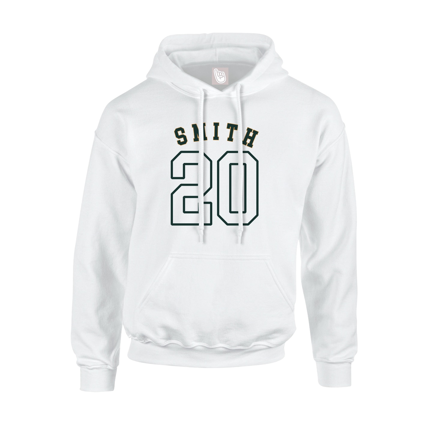 Hoodie — Shirsey Arch in White