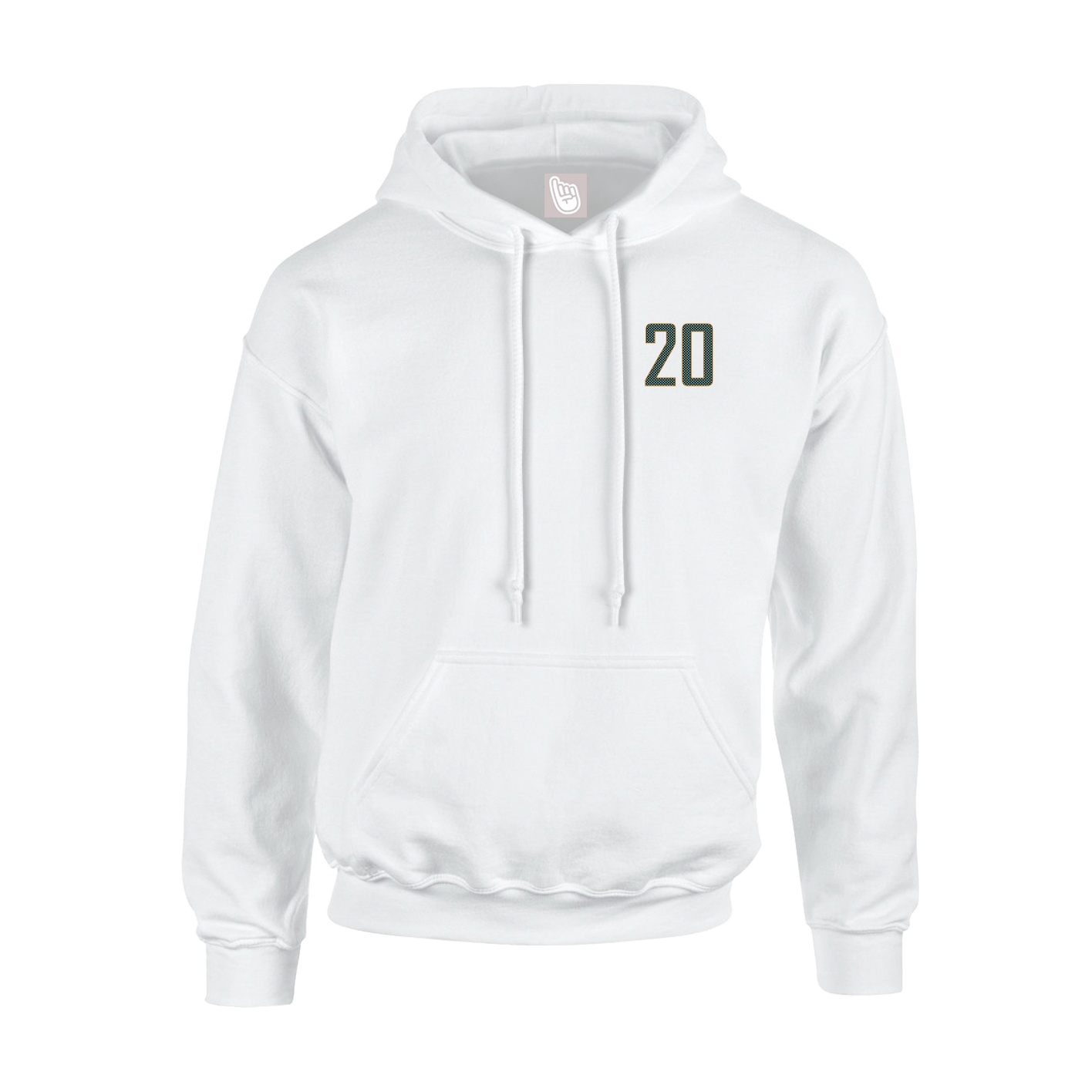 Youth Hoodie — Front Shirsy in White