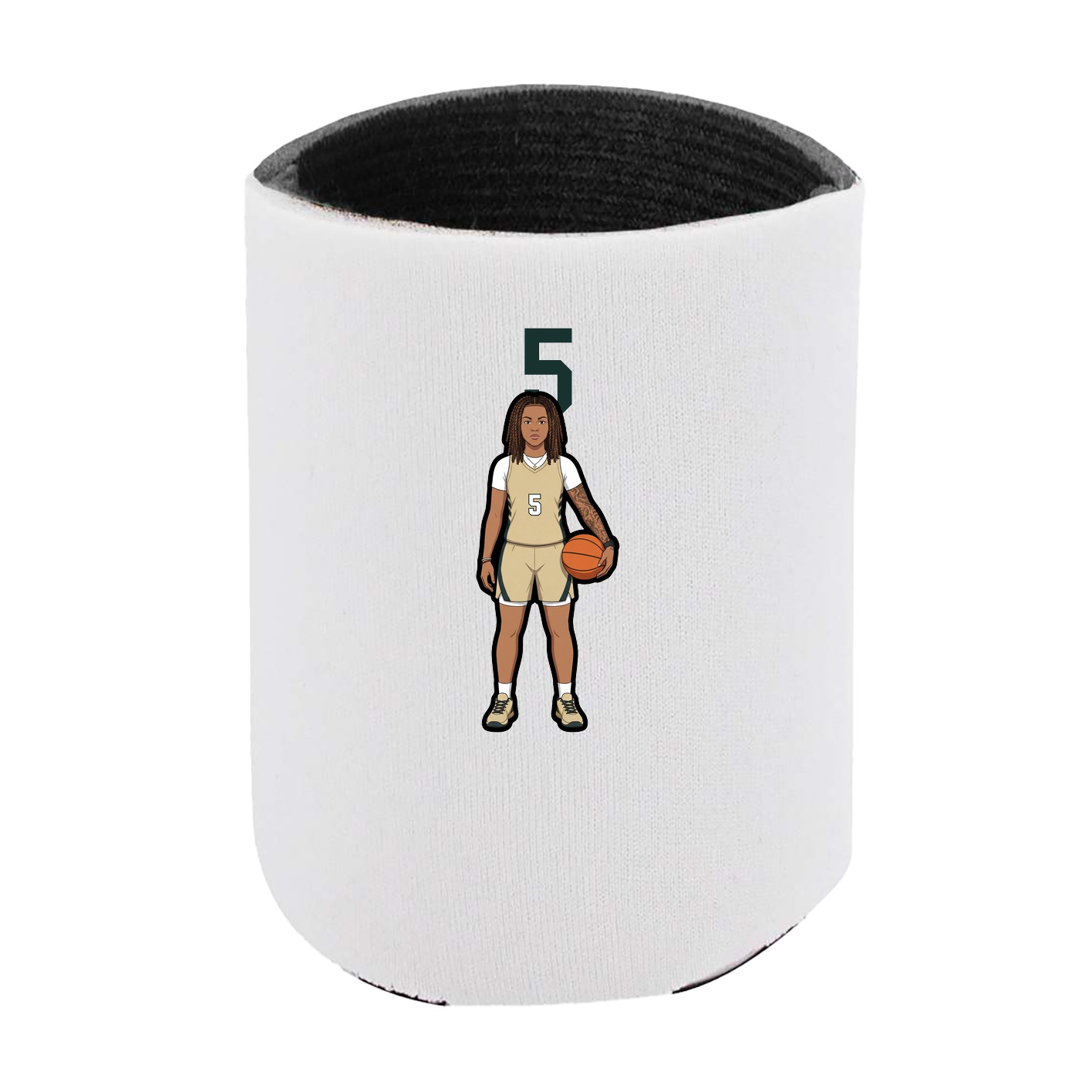 Can Holder — Number Top in White