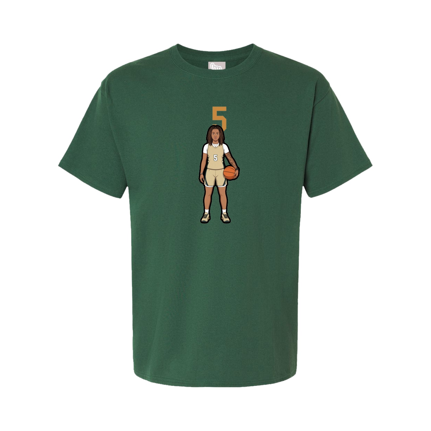 Tee — Number Top in Green