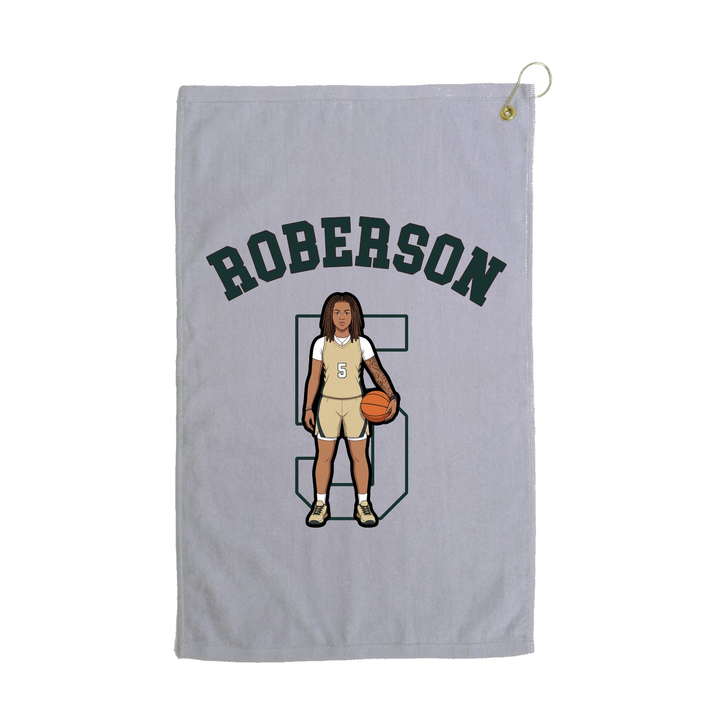 Golf Towel — Shirsey Arch in Grey