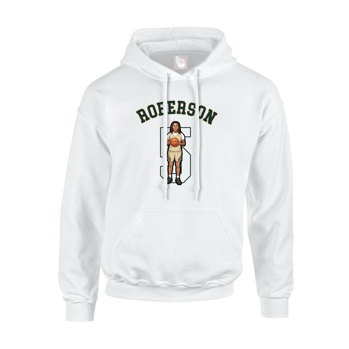 Youth Hoodie — Shirsey Arch in White