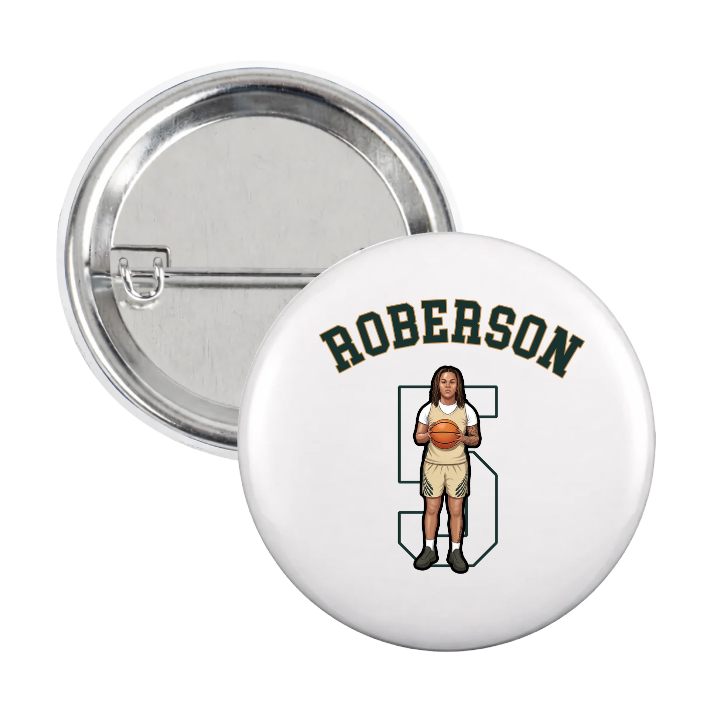 Game Day Button — Shirsey Arch in White