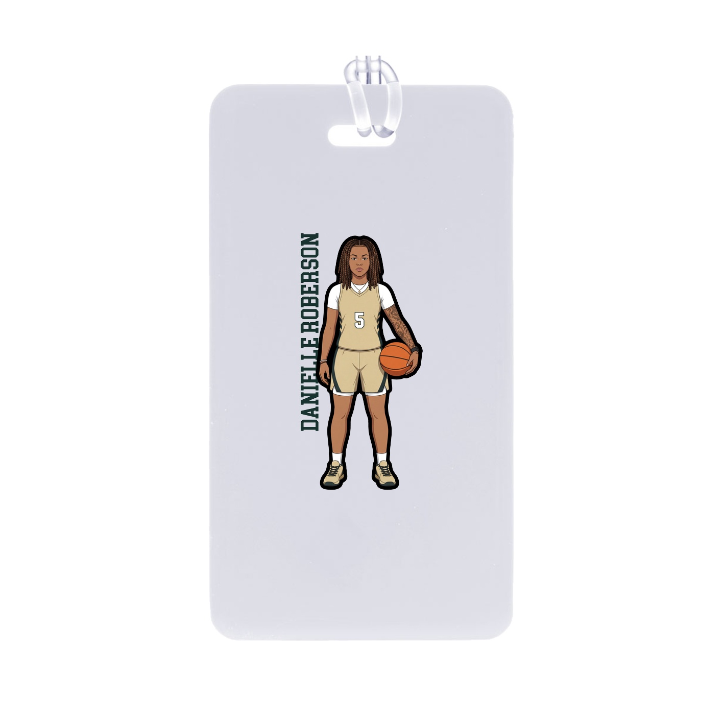 Bag Tag — Name Vertical in Classic