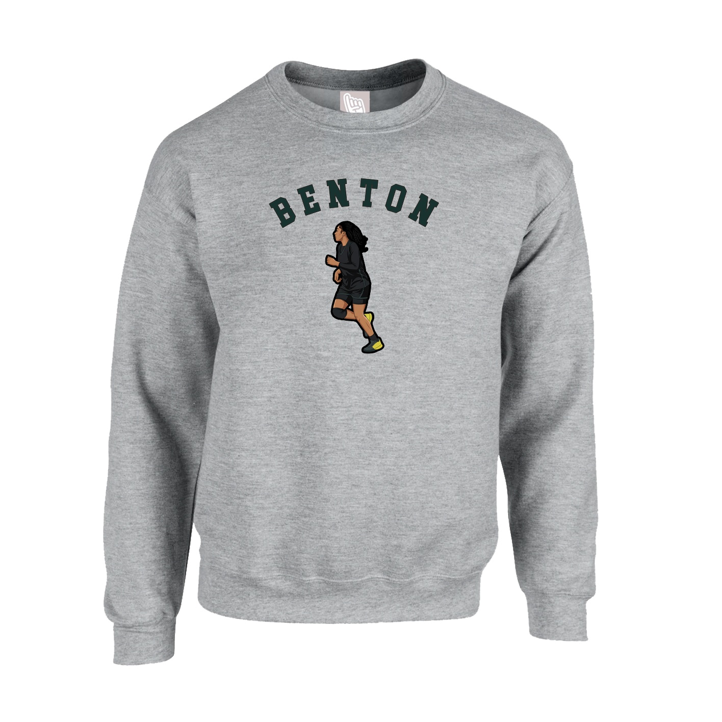Fleece Crew — Shirsey Arch in Grey