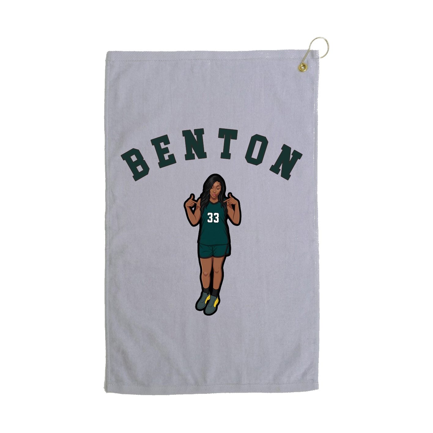 Golf Towel — Shirsey Arch in Grey