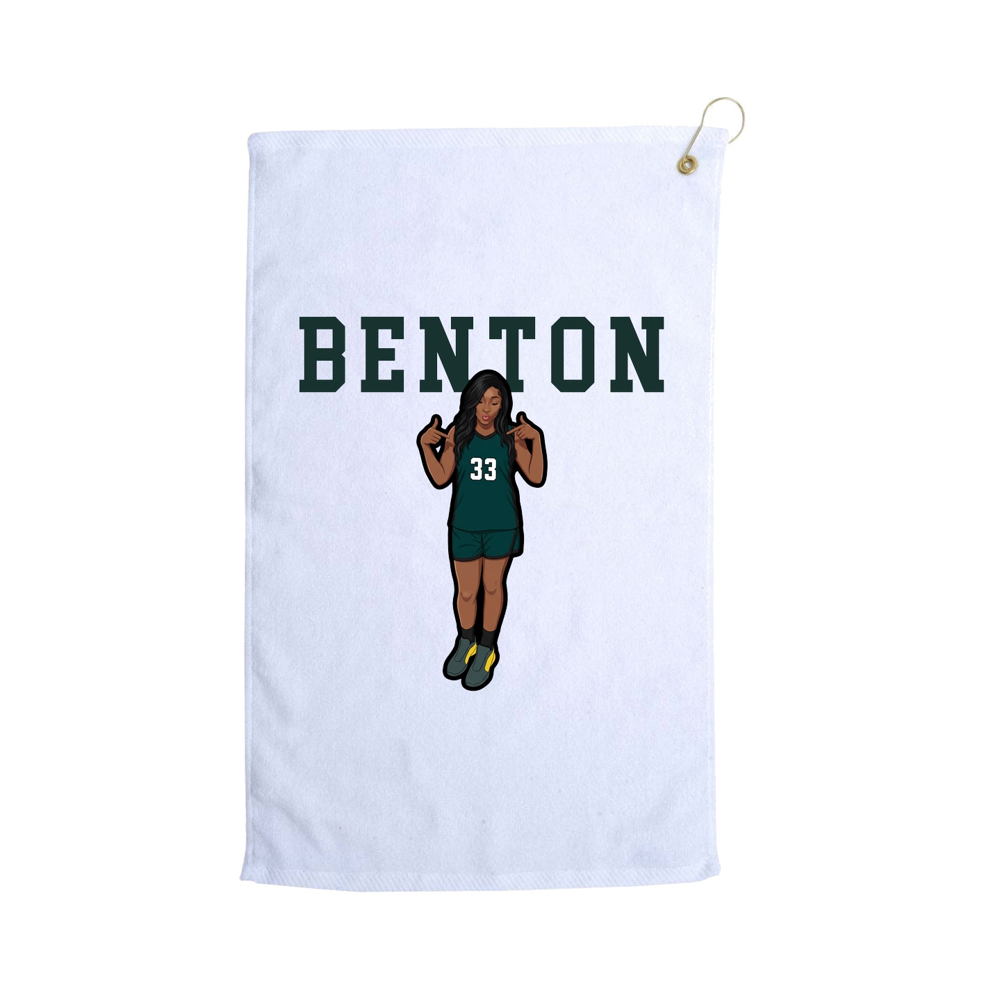 Golf Towel — Shirsey in White