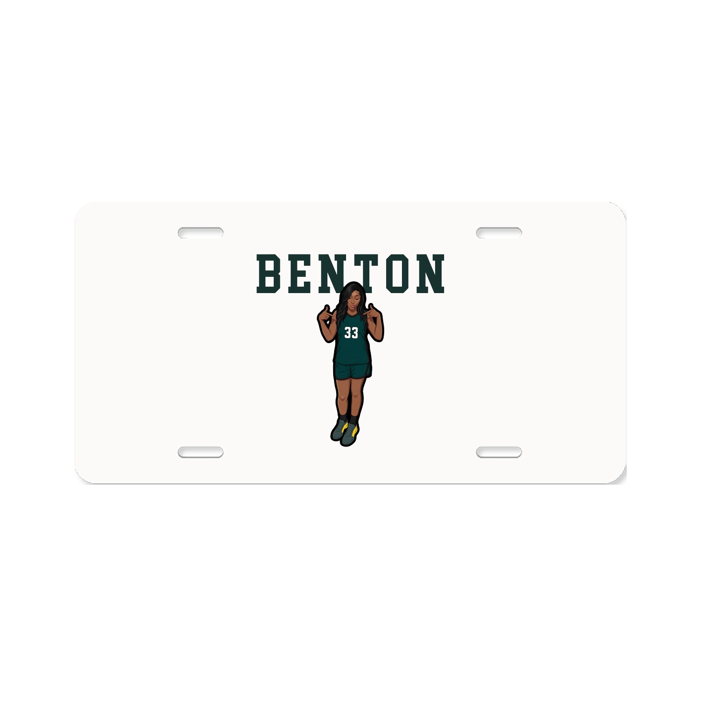 License Plate — Shirsey in Classic