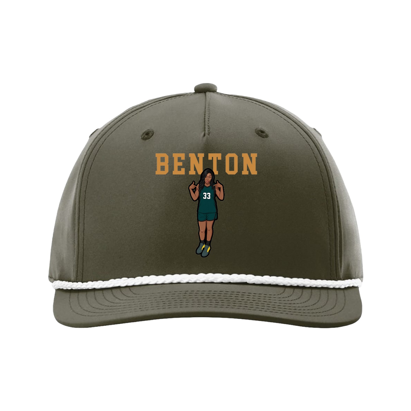 Five-Panel Classic Rope Cap — Shirsey in Green