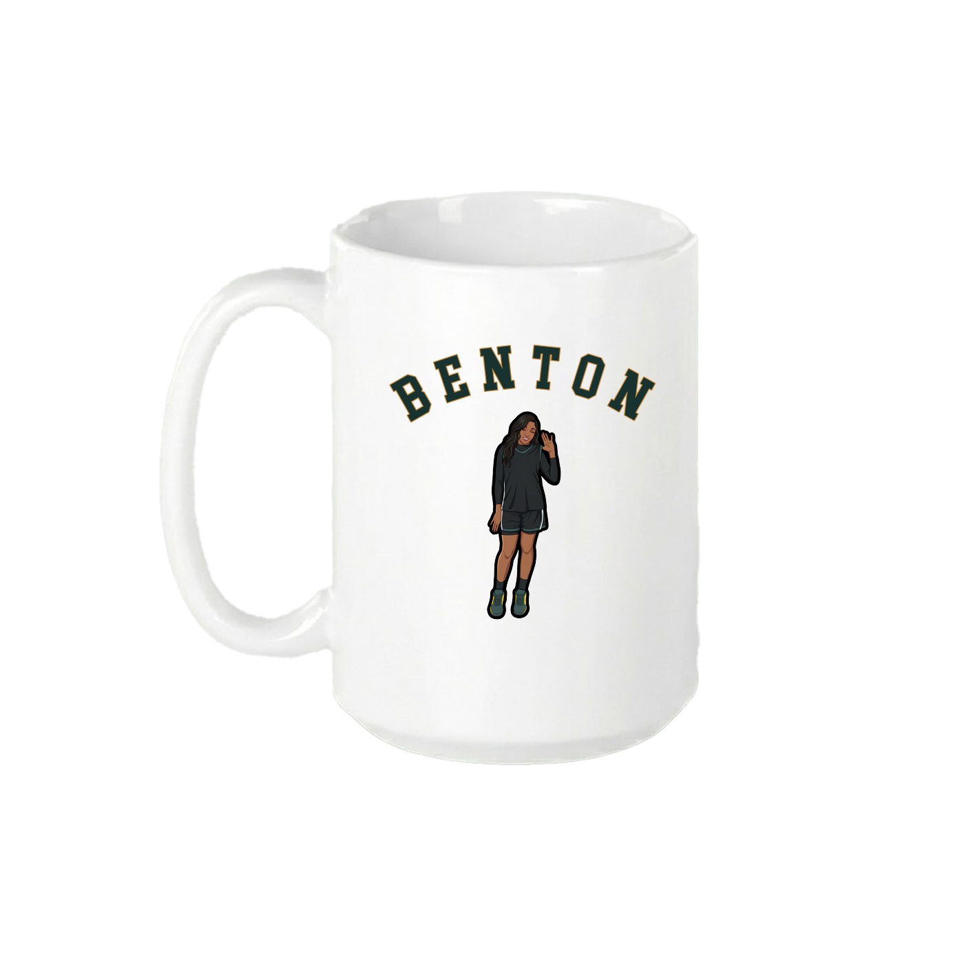 15oz Coffee Mug — Shirsey Arch in White