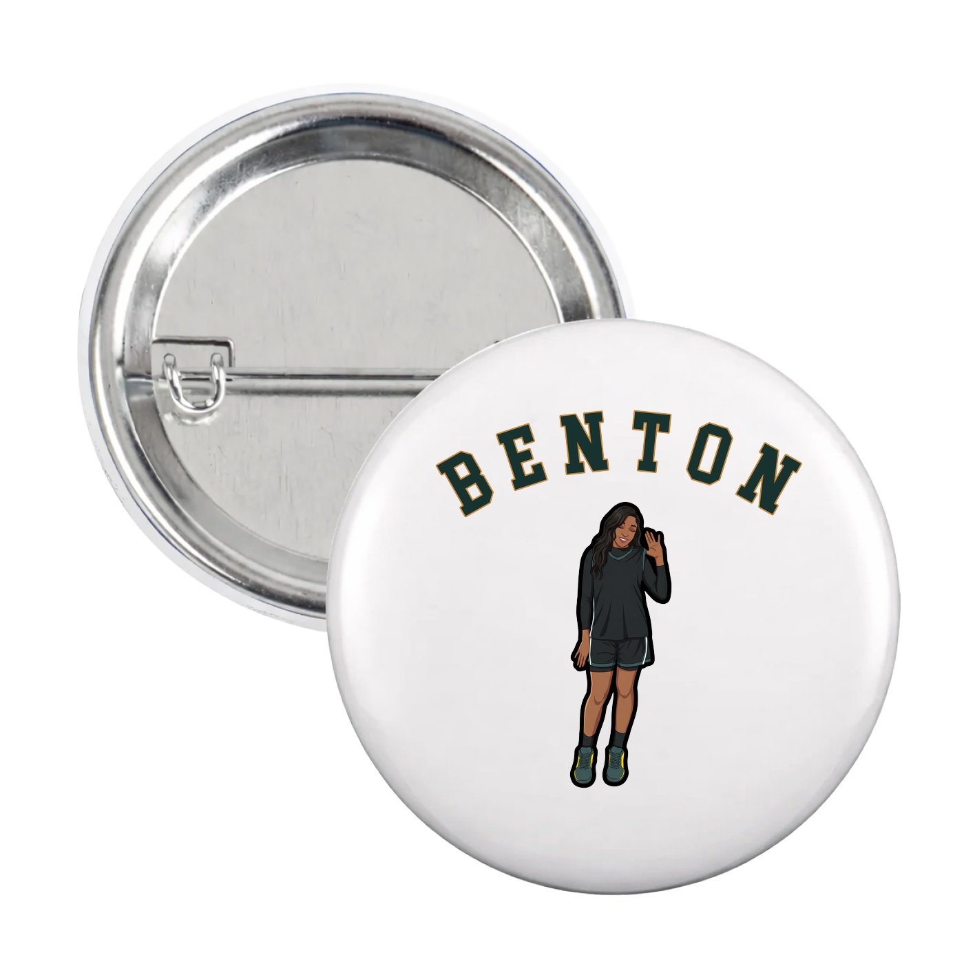 Game Day Button — Shirsey Arch in White