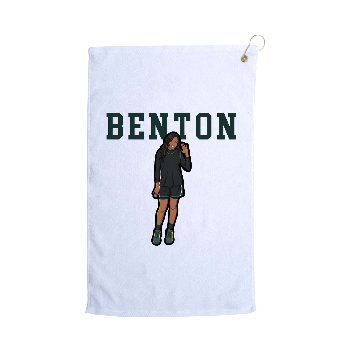 Golf Towel — Shirsey in White