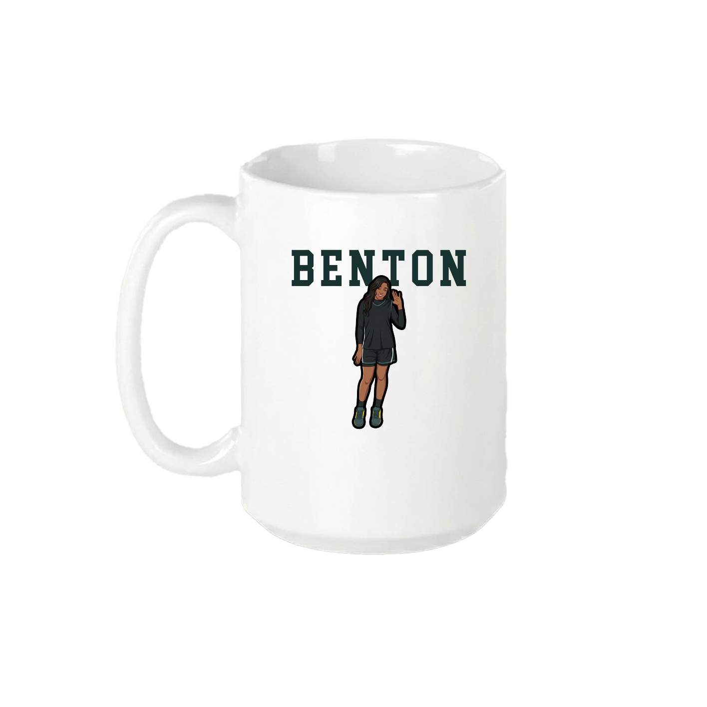 15oz Coffee Mug — Shirsey in White