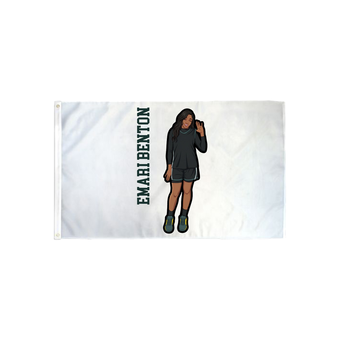 3x5 Flag — Name Vertical in Classic